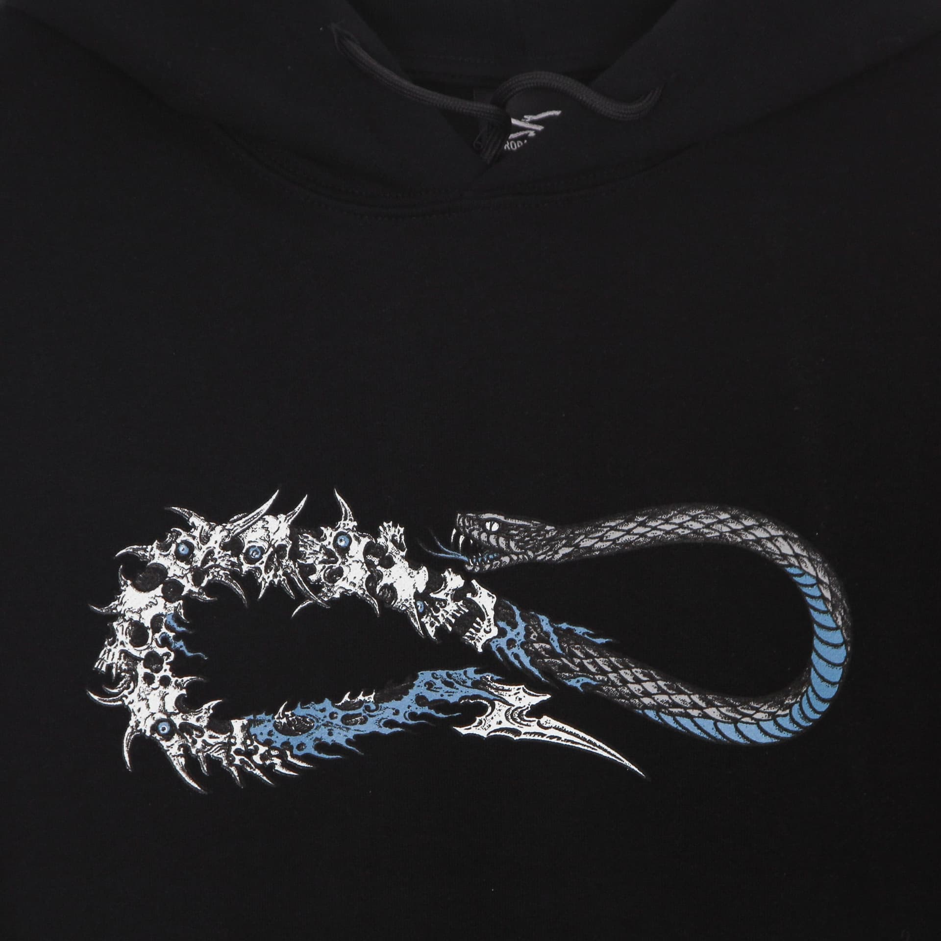 PROPAGANDA Felpa Leggera Cappuccio Uomo Logo Skullsnake Hoodie Black da uomo in Felpe con cappuccio Drestige - Casamassima, commercioVirtuoso.it
