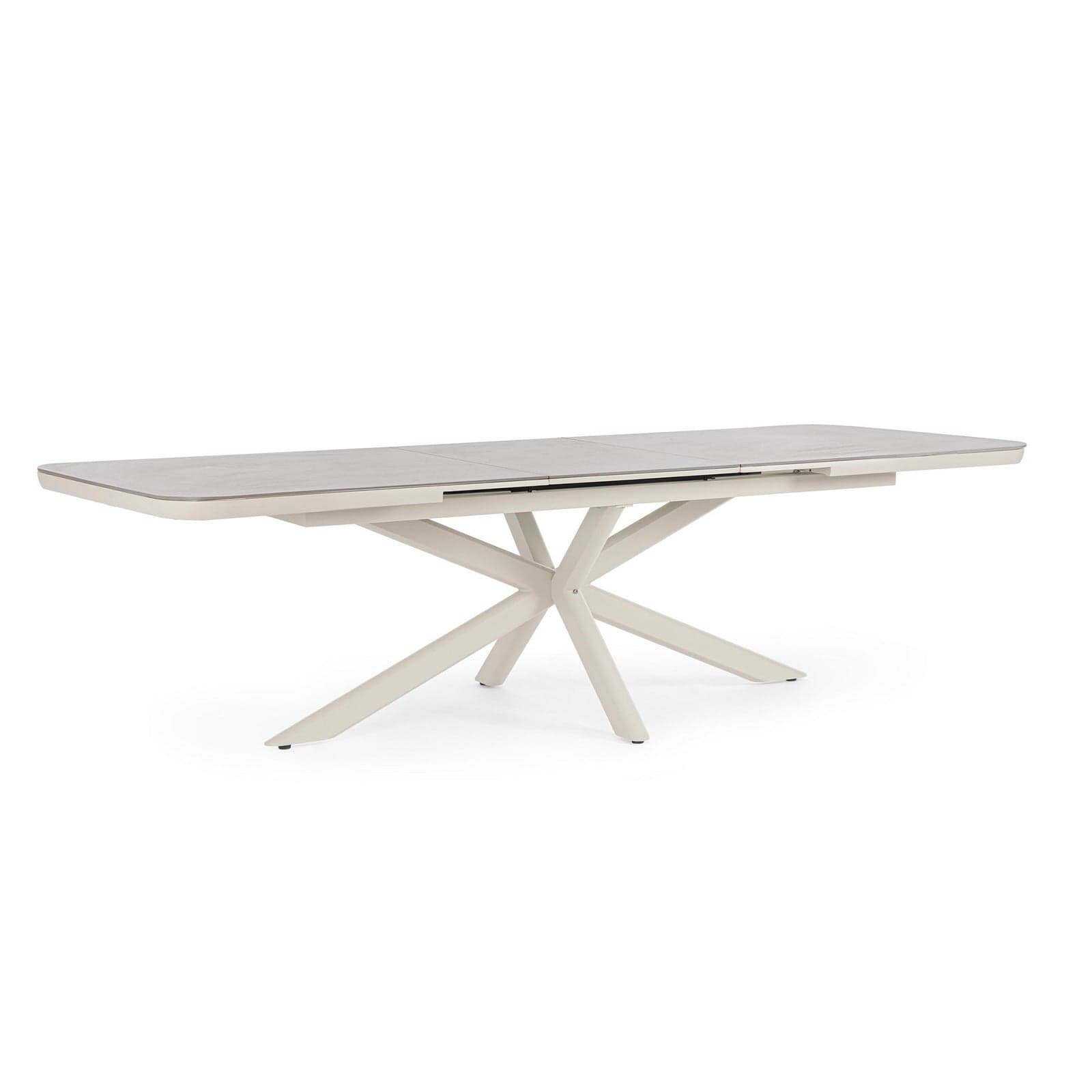 Tavolo "Pascal" allungabile struttura in alluminio verniciato a polvere 200-260 x h 76 cm - 15