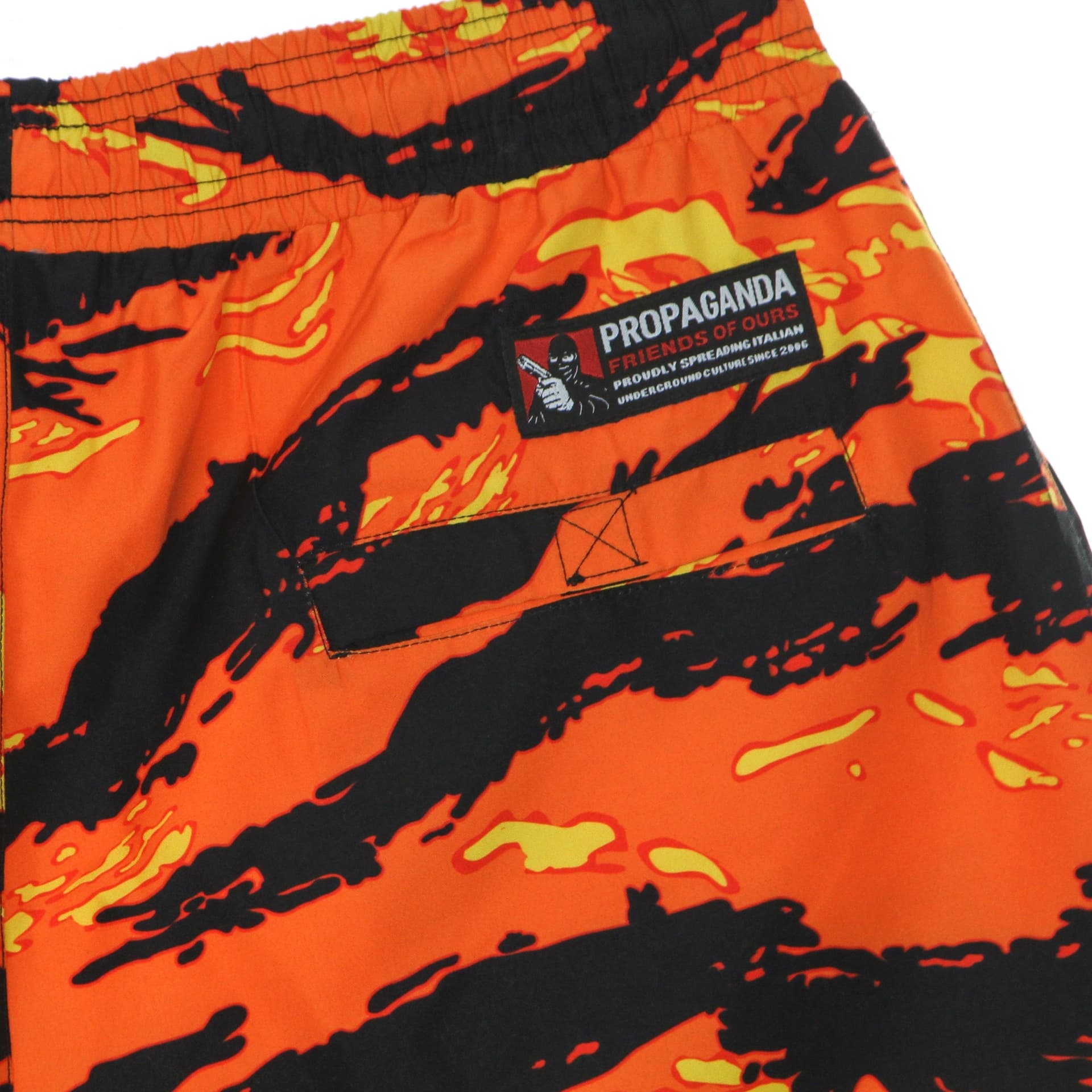 PROPAGANDA Costume Pantaloncino Uomo Tiger Camo Swim Trunks Orange da uomo in Pantaloncini e calzoncini Drestige - Casamassima, commercioVirtuoso.it