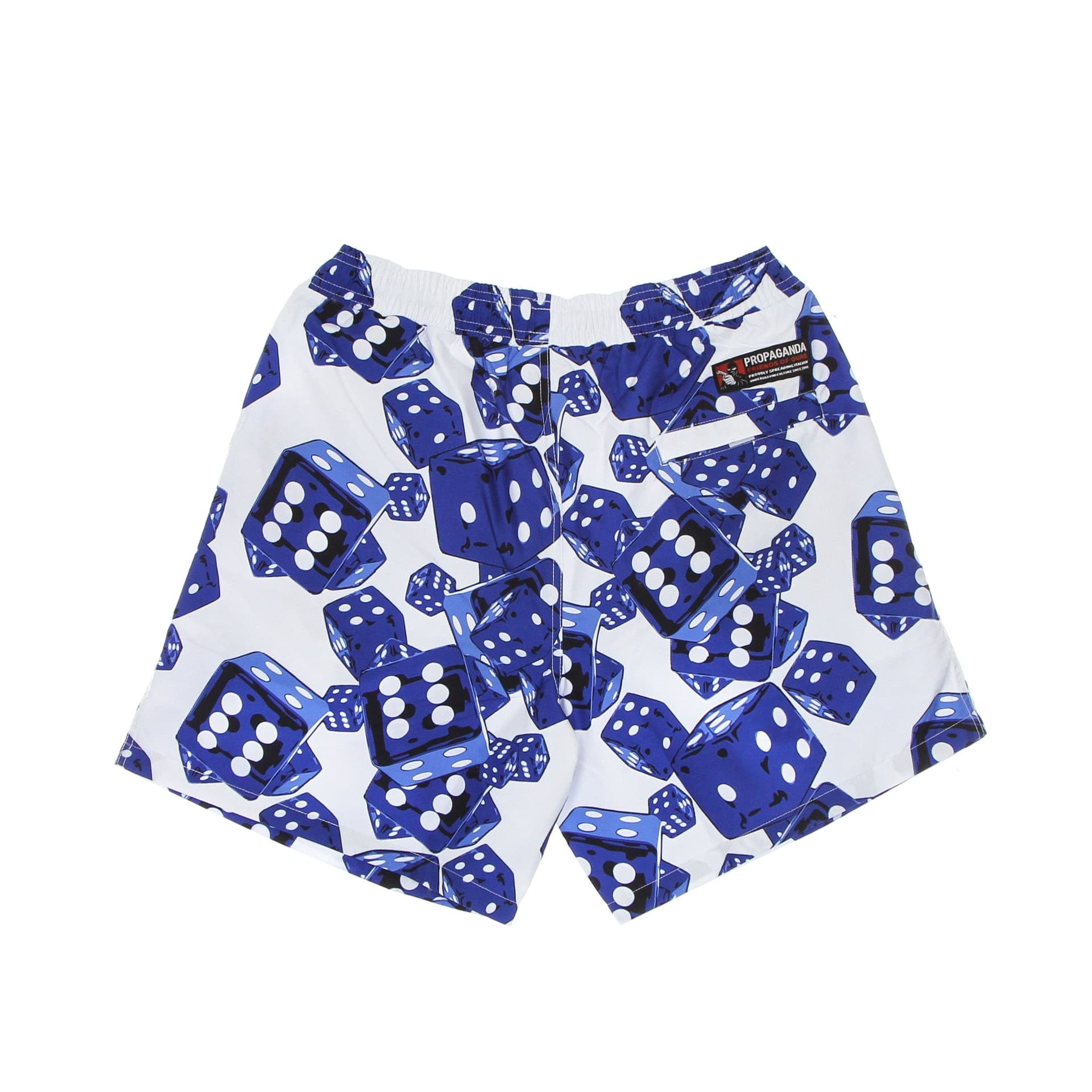 PROPAGANDA Costume Pantaloncino Uomo Dice Swim Trunks Blue/white da uomo in Pantaloncini e calzoncini Drestige - Casamassima, commercioVirtuoso.it