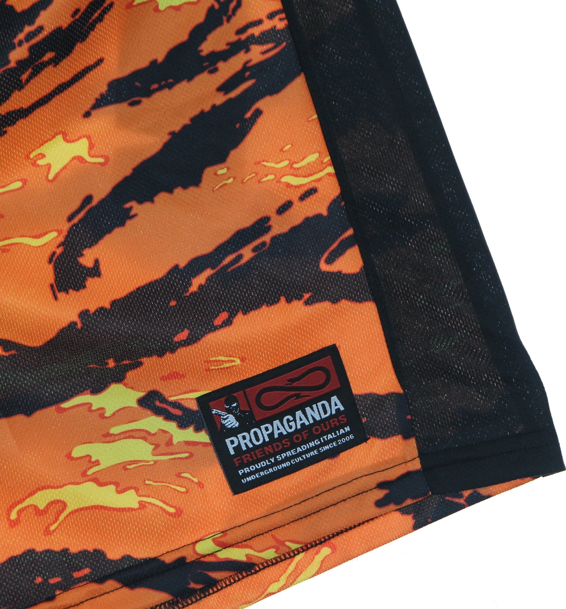 PROPAGANDA Pantaloncino Tipo Basket Uomo Tiger Camo Basket Short Orange da uomo in Pantaloncini sportivi Drestige - Casamassima, commercioVirtuoso.it