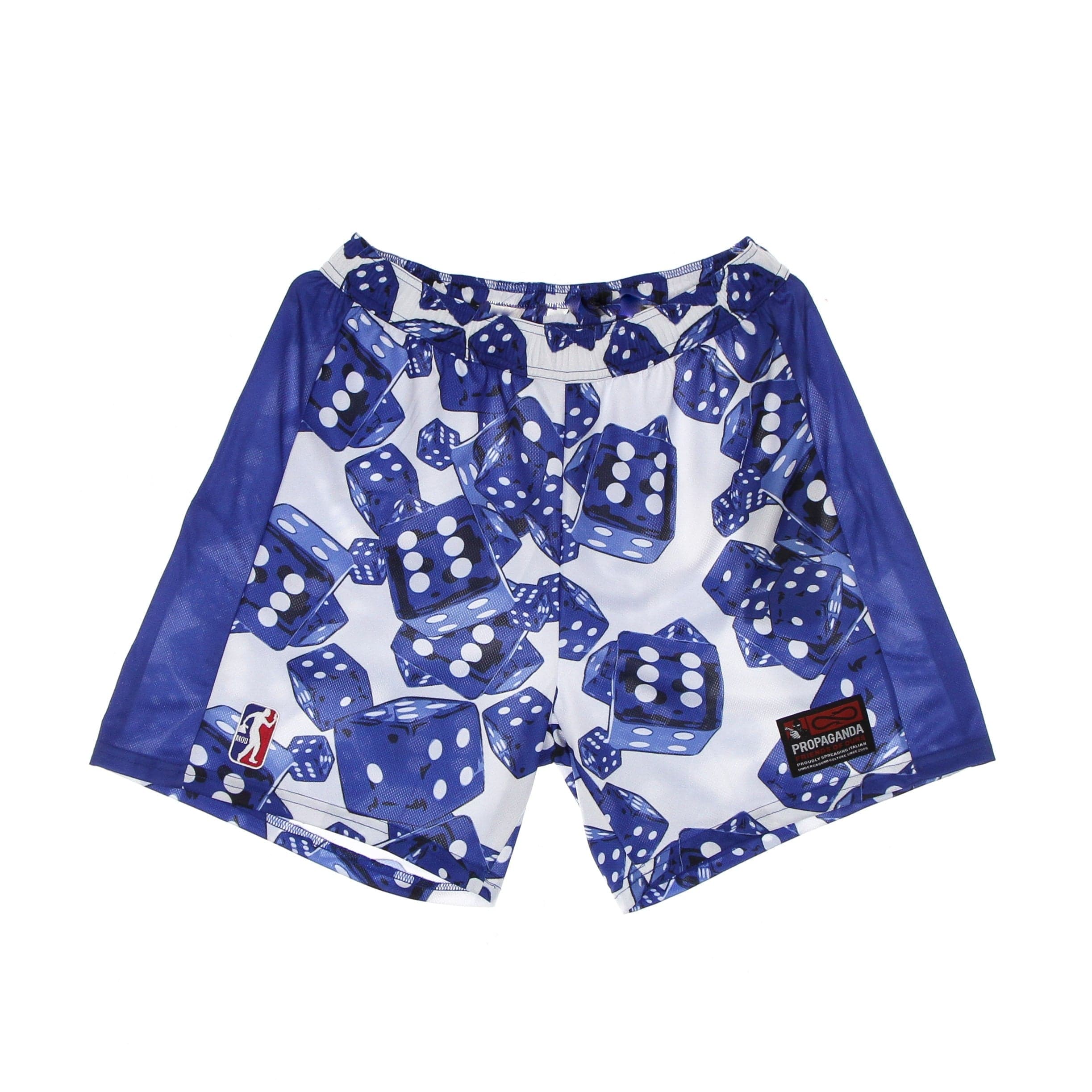 PROPAGANDA Pantaloncino Tipo Basket Uomo Dice Basket Shorts Blue/white da uomo in Pantaloncini sportivi Drestige - Casamassima, commercioVirtuoso.it