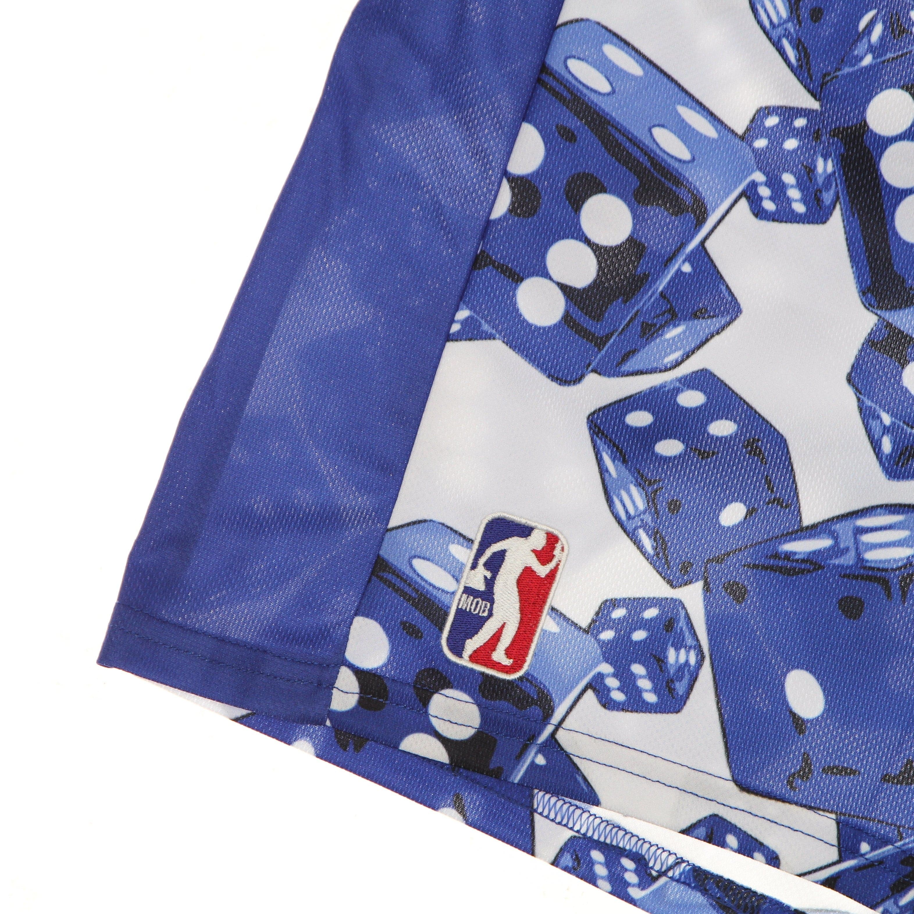 PROPAGANDA Pantaloncino Tipo Basket Uomo Dice Basket Shorts Blue/white da uomo in Pantaloncini sportivi Drestige - Casamassima, commercioVirtuoso.it
