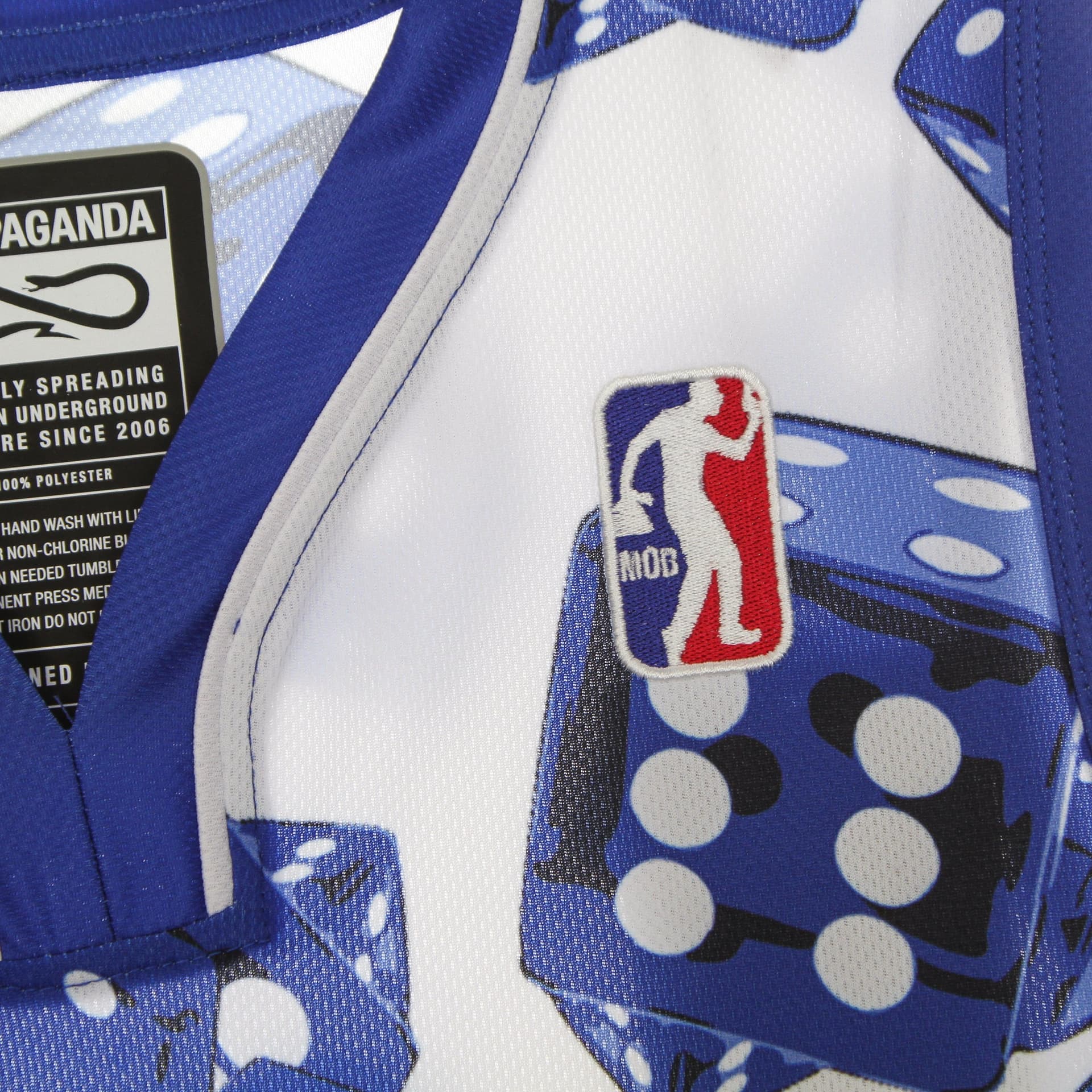PROPAGANDA Canotta Tipo Basket Uomo Dice Basket Jersey Blue/white da uomo in Autocategorizzazione Drestige - Casamassima, commercioVirtuoso.it