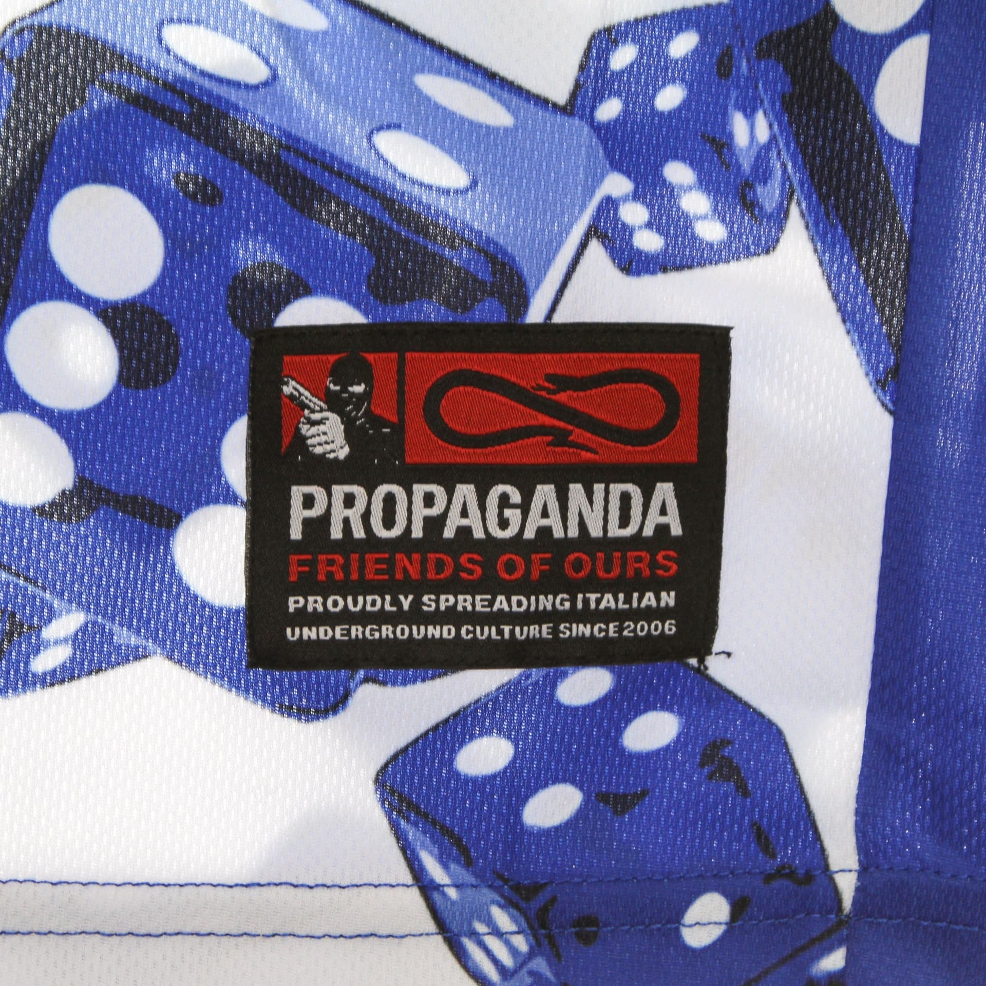 PROPAGANDA Canotta Tipo Basket Uomo Dice Basket Jersey Blue/white da uomo in Autocategorizzazione Drestige - Casamassima, commercioVirtuoso.it