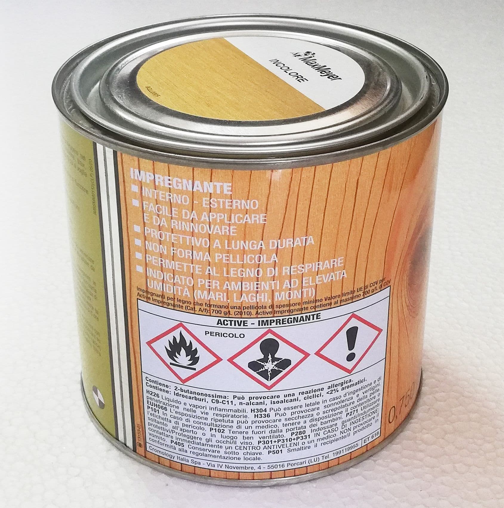 Max Meyer Active 750ml impregnante trasparente base solvente in Vernice Aloiserw.com - Altomonte, commercioVirtuoso.it