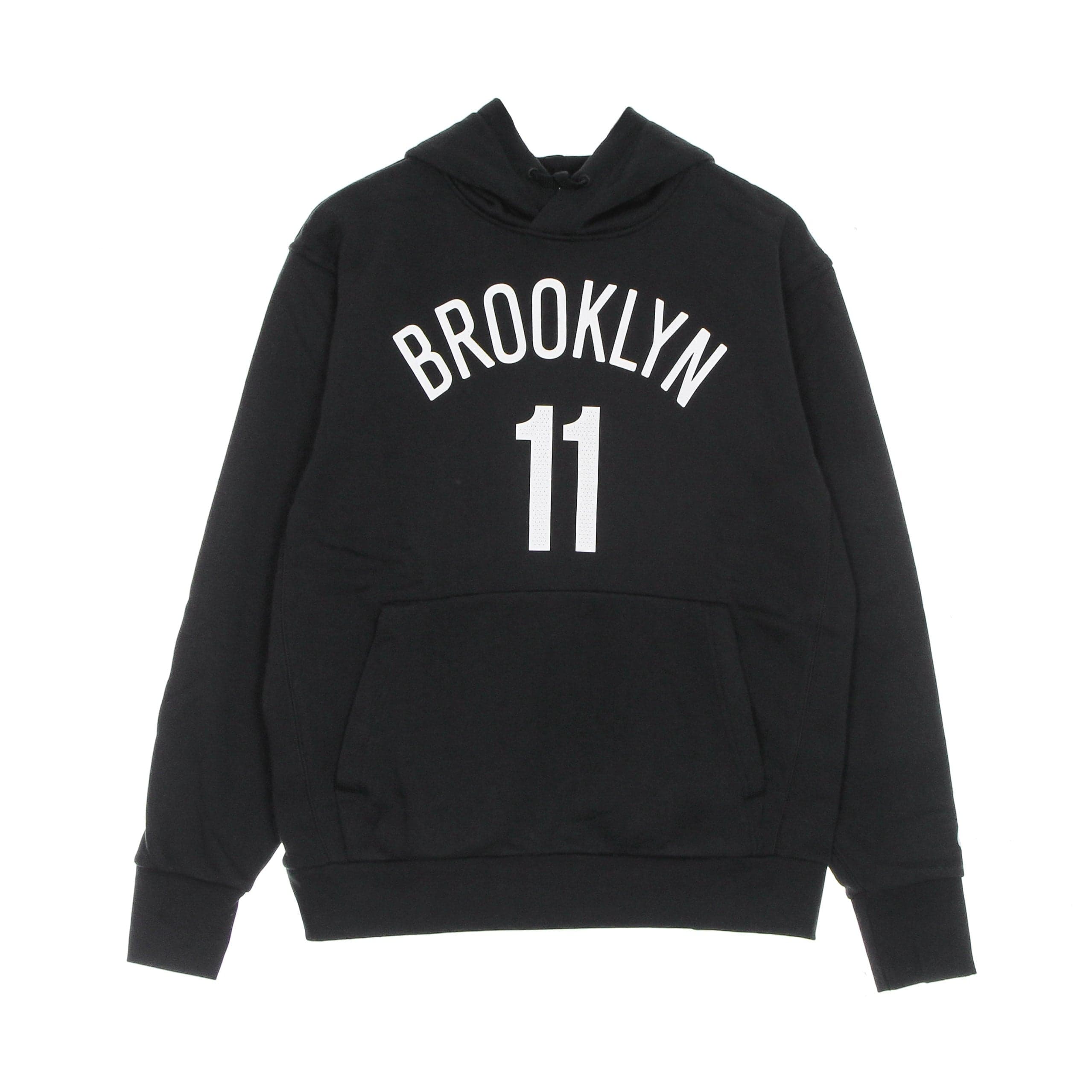 NIKE NBA Felpa Cappuccio Uomo Nba Po Fleece Essential No 11 Kyrie Irving Bronet Black