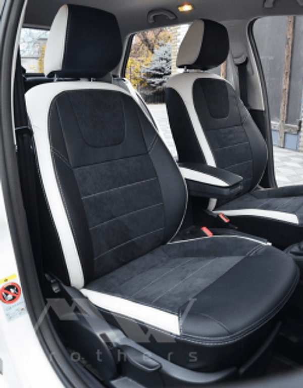 Coprisedili su misura per Skoda Fabia 3 (2015-2021), Leather style in Set per interni Autooggetti.it - Roma, commercioVirtuoso.it