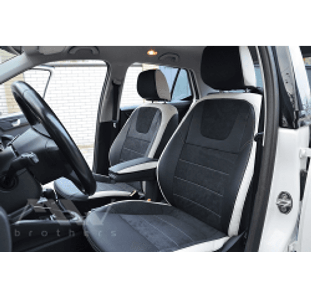 Coprisedili su misura per Skoda Fabia 3 (2015-2021), Leather style in Set per interni Autooggetti.it - Roma, commercioVirtuoso.it