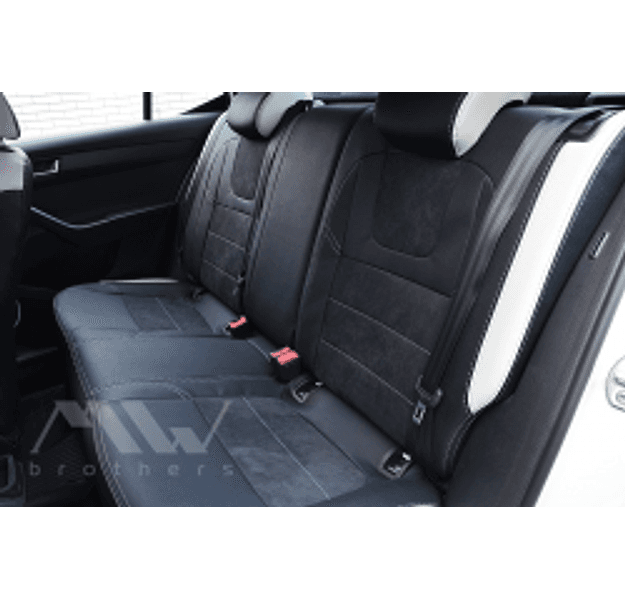 Coprisedili su misura per Skoda Fabia 3 (2015-2021), Leather style in Set per interni Autooggetti.it - Roma, commercioVirtuoso.it