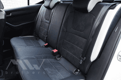 Coprisedili su misura per Skoda Fabia 3 (2015-2021), Leather style in Set per interni Autooggetti.it - Roma, commercioVirtuoso.it