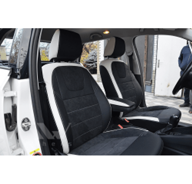 Coprisedili su misura per Skoda Fabia 3 (2015-2021), Leather style in Set per interni Autooggetti.it - Roma, commercioVirtuoso.it