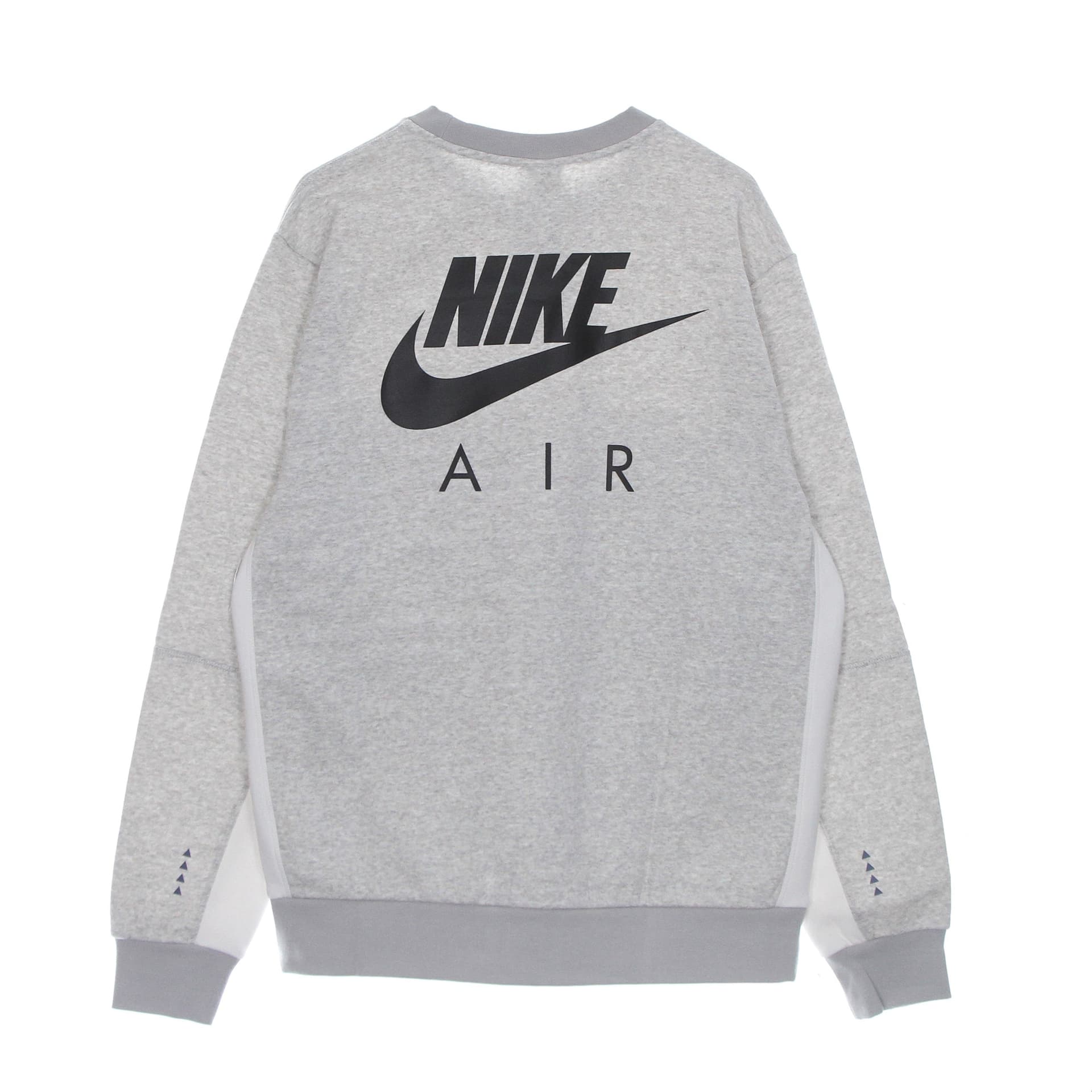 Nike Felpa Girocollo Uomo Sportswear Air Brushed-back Crew Lt Iron Ore/htr/phantom/black da uomo in Felpe senza cappuccio Drestige - Casamassima, commercioVirtuoso.it
