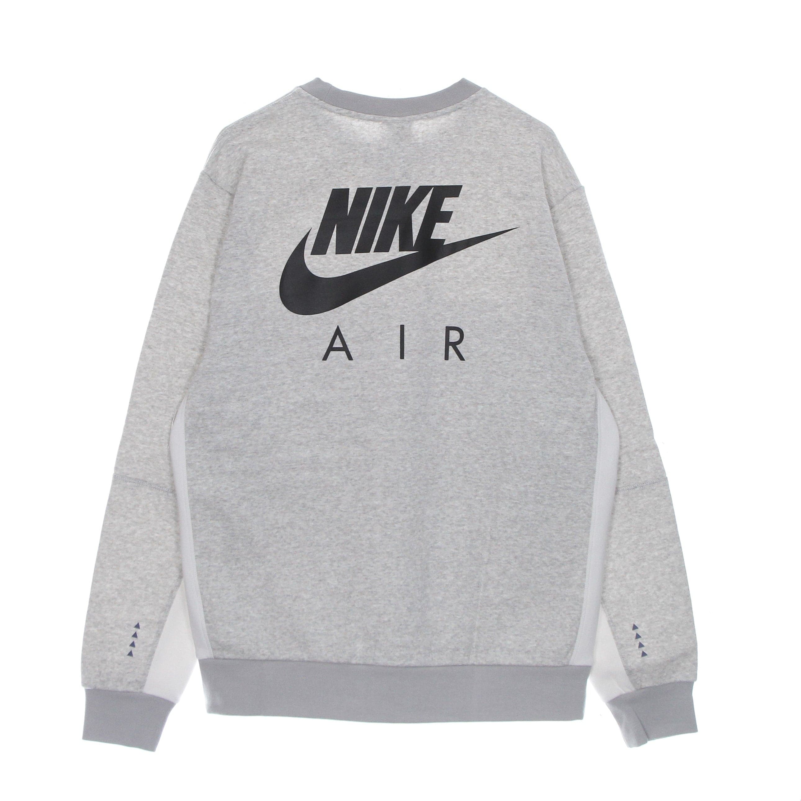 Nike Felpa Girocollo Uomo Sportswear Air Brushed-back Crew Lt Iron Ore/htr/phantom/black da uomo in Felpe senza cappuccio Drestige - Casamassima, commercioVirtuoso.it