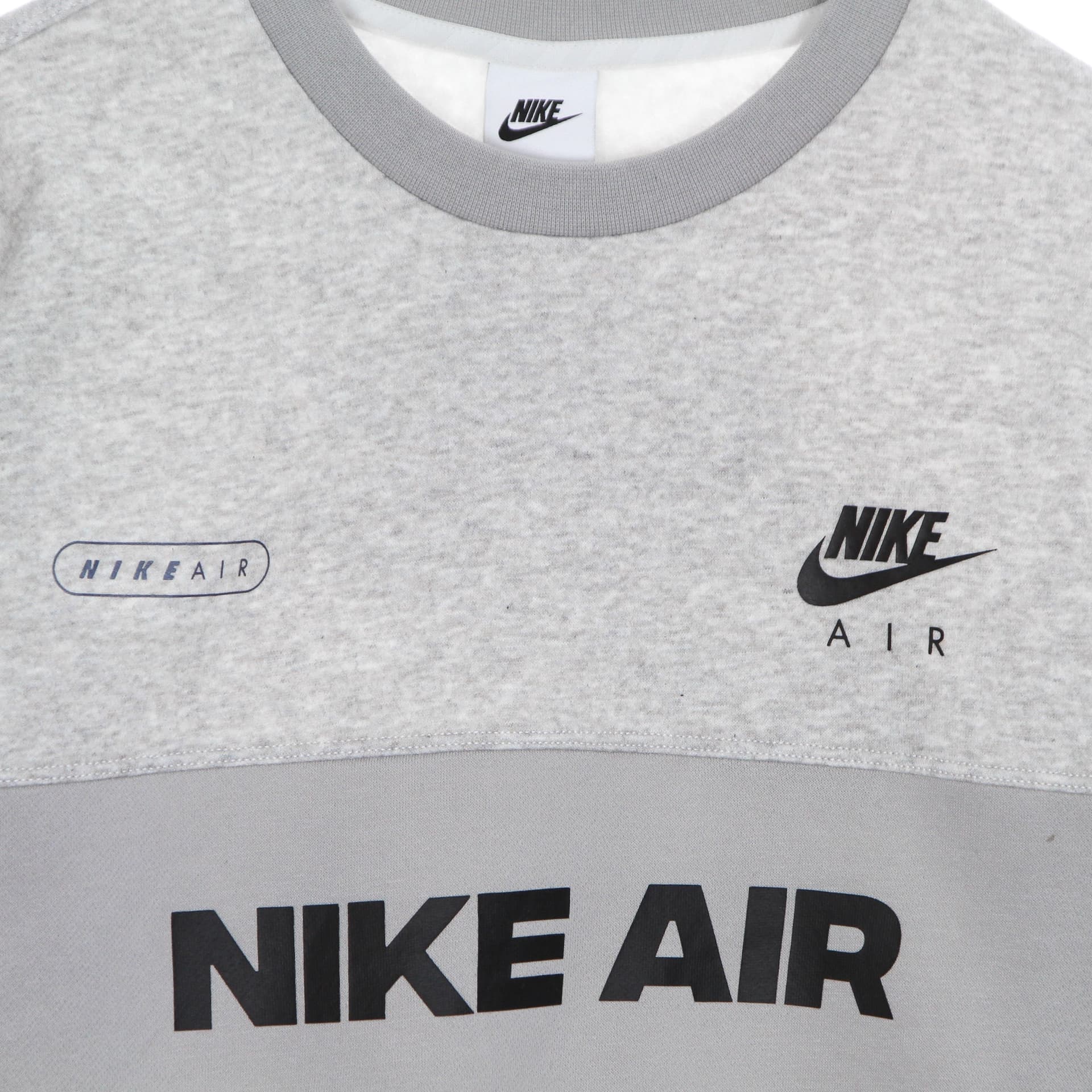 Nike Felpa Girocollo Uomo Sportswear Air Brushed-back Crew Lt Iron Ore/htr/phantom/black da uomo in Felpe senza cappuccio Drestige - Casamassima, commercioVirtuoso.it