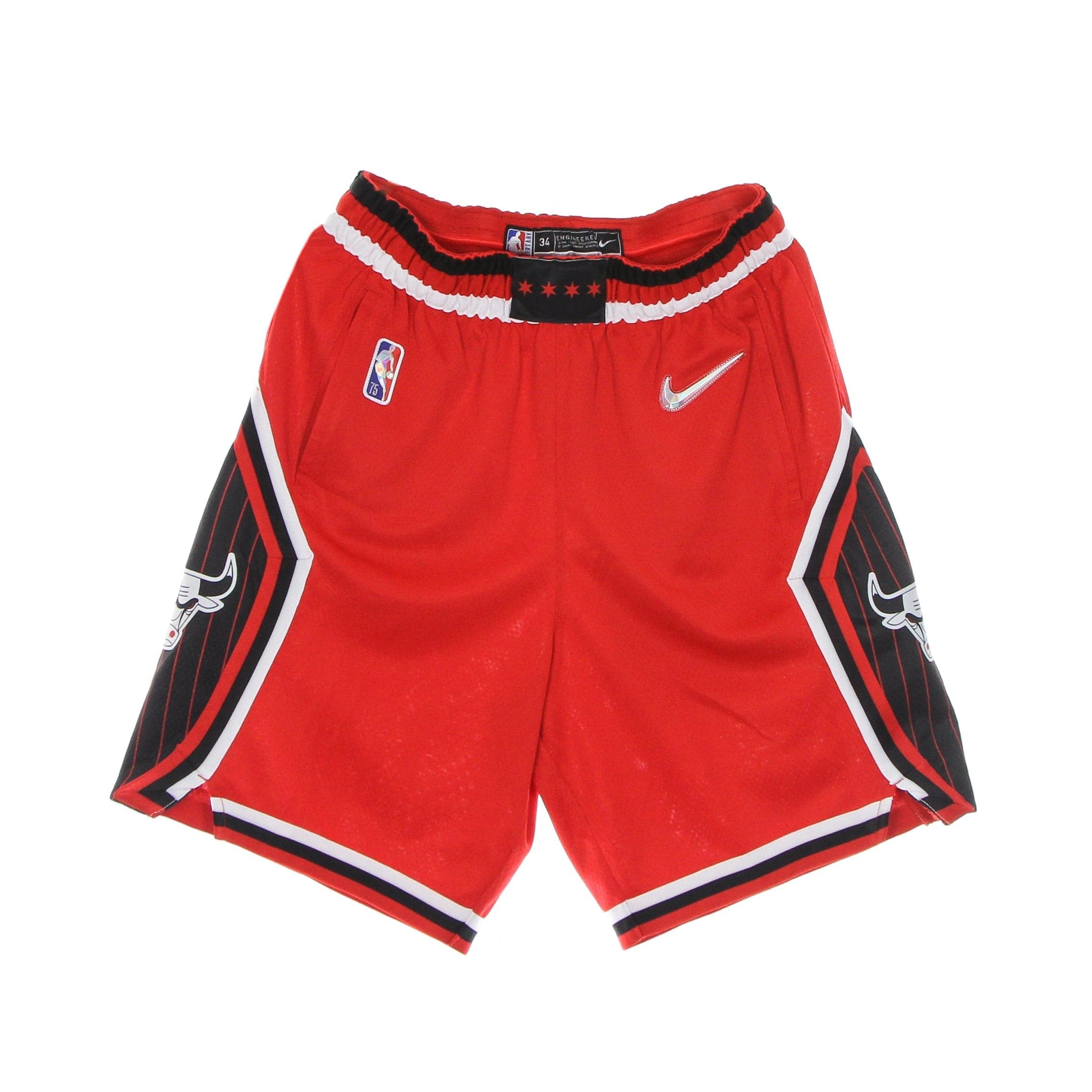 NIKE NBA Pantaloncino Basket Uomo Nba Dri-fit Swingman Shorts Mmt 21 Chibul University Red/black/white da uomo