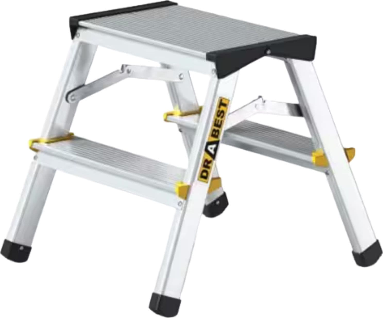 Drabest scala in alluminio doppia facciata 2x2 portata 150kg - 2