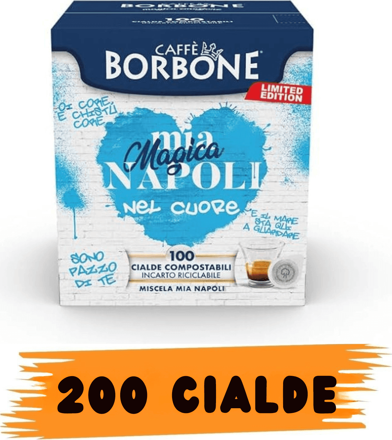 Caffè Borbone Mia Magica Napoli Limited Edition 200 Cialde