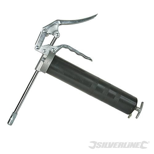 Ingrassatore con levetta di sgancio 500 cm³ Silverline per officine in Pistole per grasso Eternal Brico - Ariano Irpino, commercioVirtuoso.it