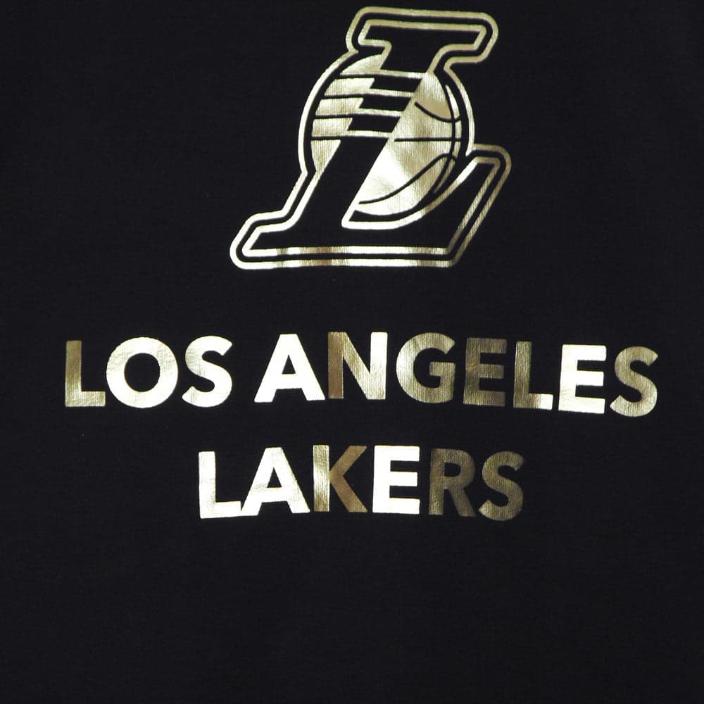 NEW ERA Felpa Leggera Cappuccio Uomo Nba Black and Gold Metallic Hoody Loslak Black/gold da uomo in Felpe con cappuccio Drestige - Casamassima, commercioVirtuoso.it