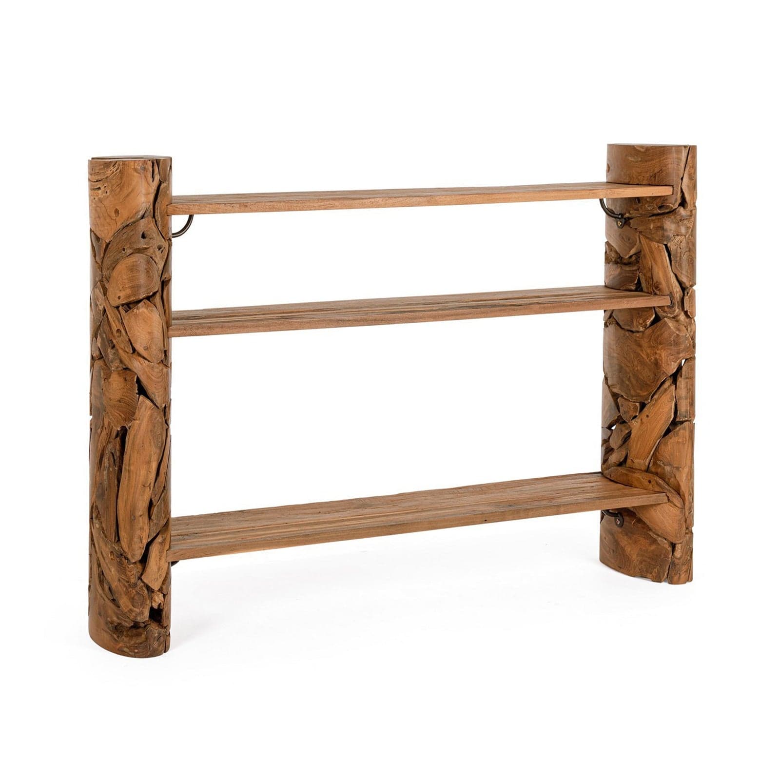 Consolle "Arwood" struttura in legno teak riciclato 156 x h 110 cm - 5