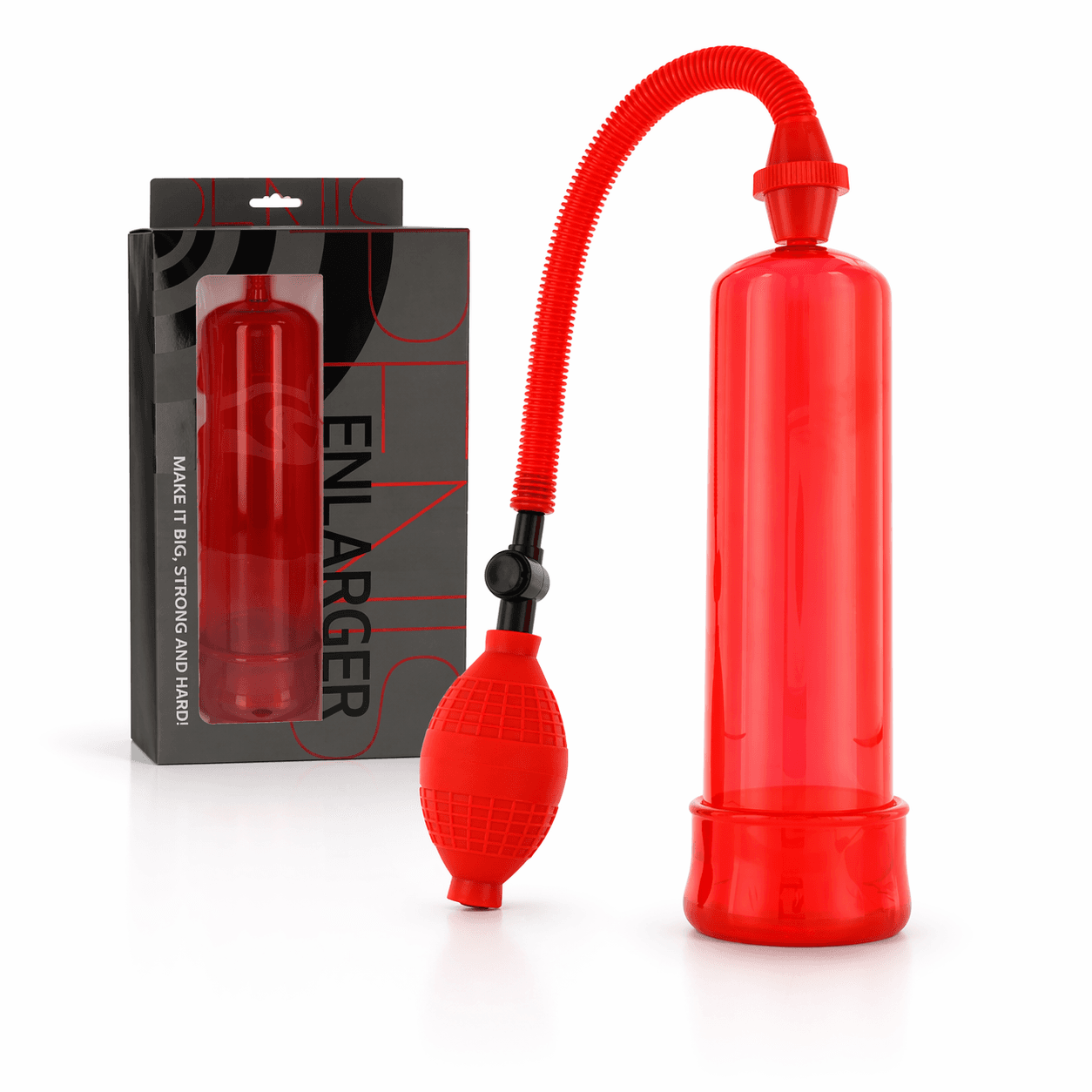 Pompa per pene Enlarger rosso estensore ingrandimento potenziamento controllo in prodotto Erosdom - Palmi, commercioVirtuoso.it