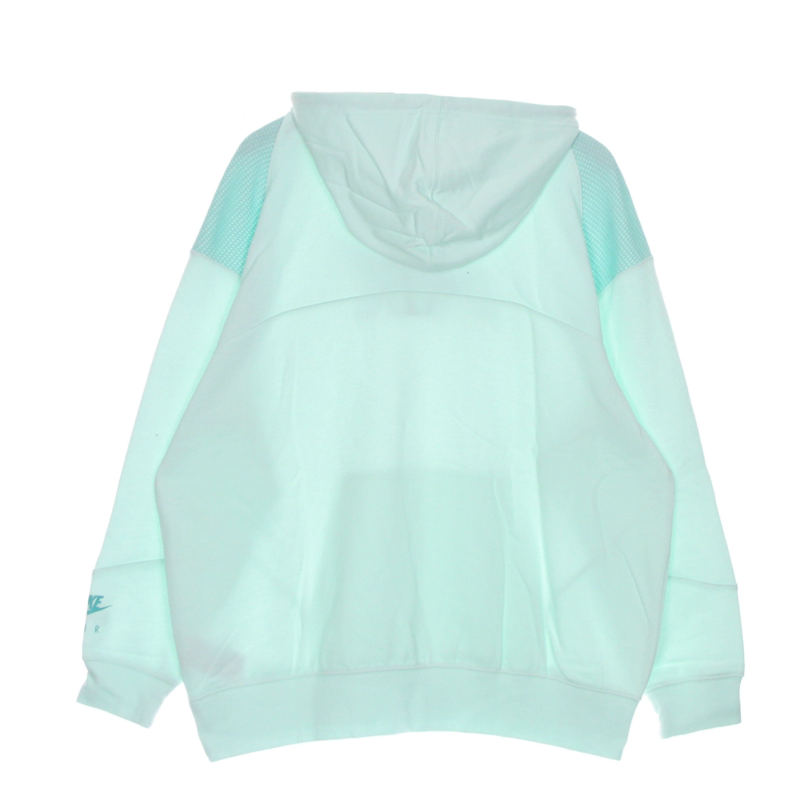 Nike Felpa Leggera Cappuccio Donna Sportswear Air Fleece Hoodie Barely Green/light Dew/washed Teal da donna in Felpe con cappuccio Drestige - Casamassima, commercioVirtuoso.it