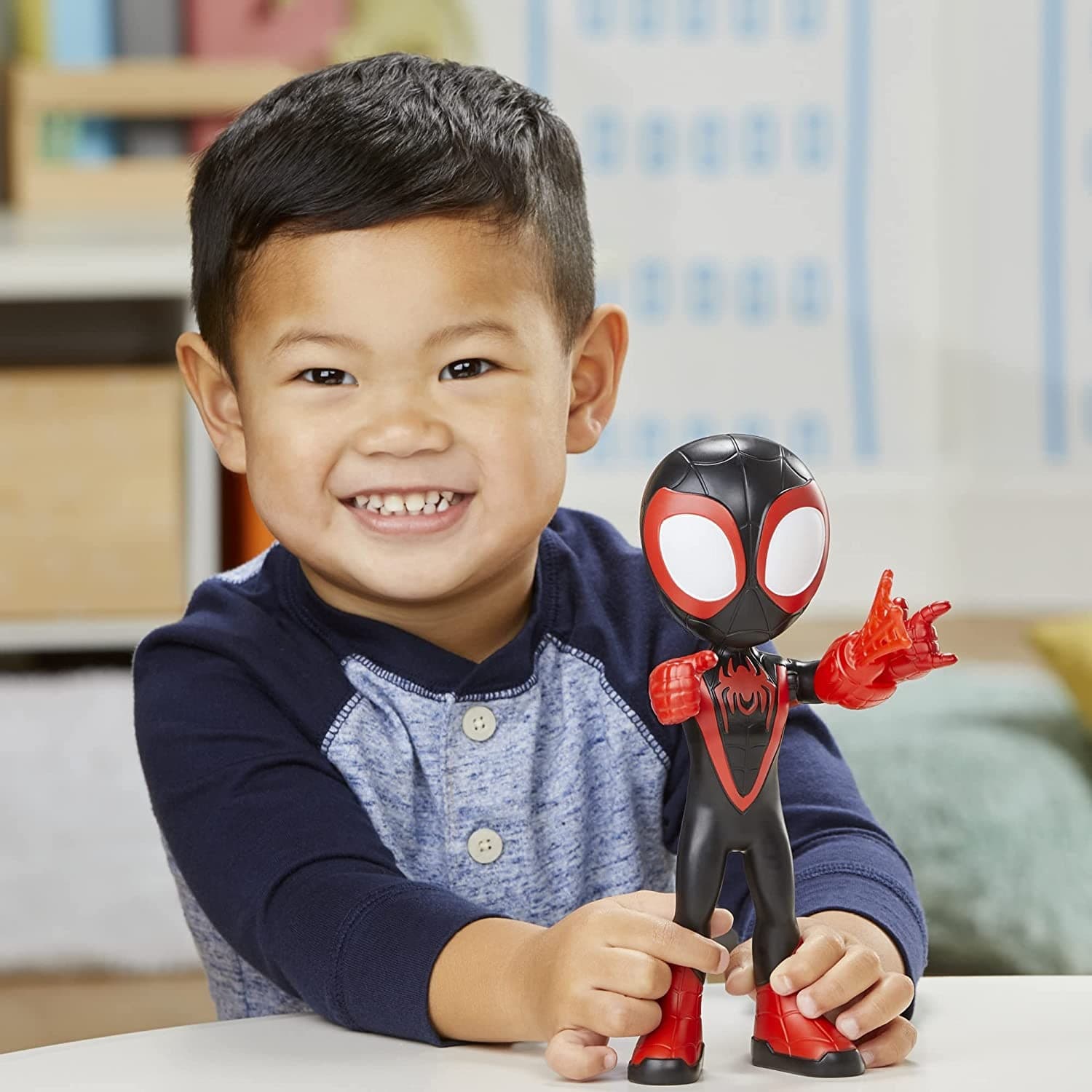 Marvel Spidey e I Suoi Fantastici Amici - Supersized Miles Morales 22,5 cm in Personaggi d'azione Centro Bimbo - Siderno, commercioVirtuoso.it