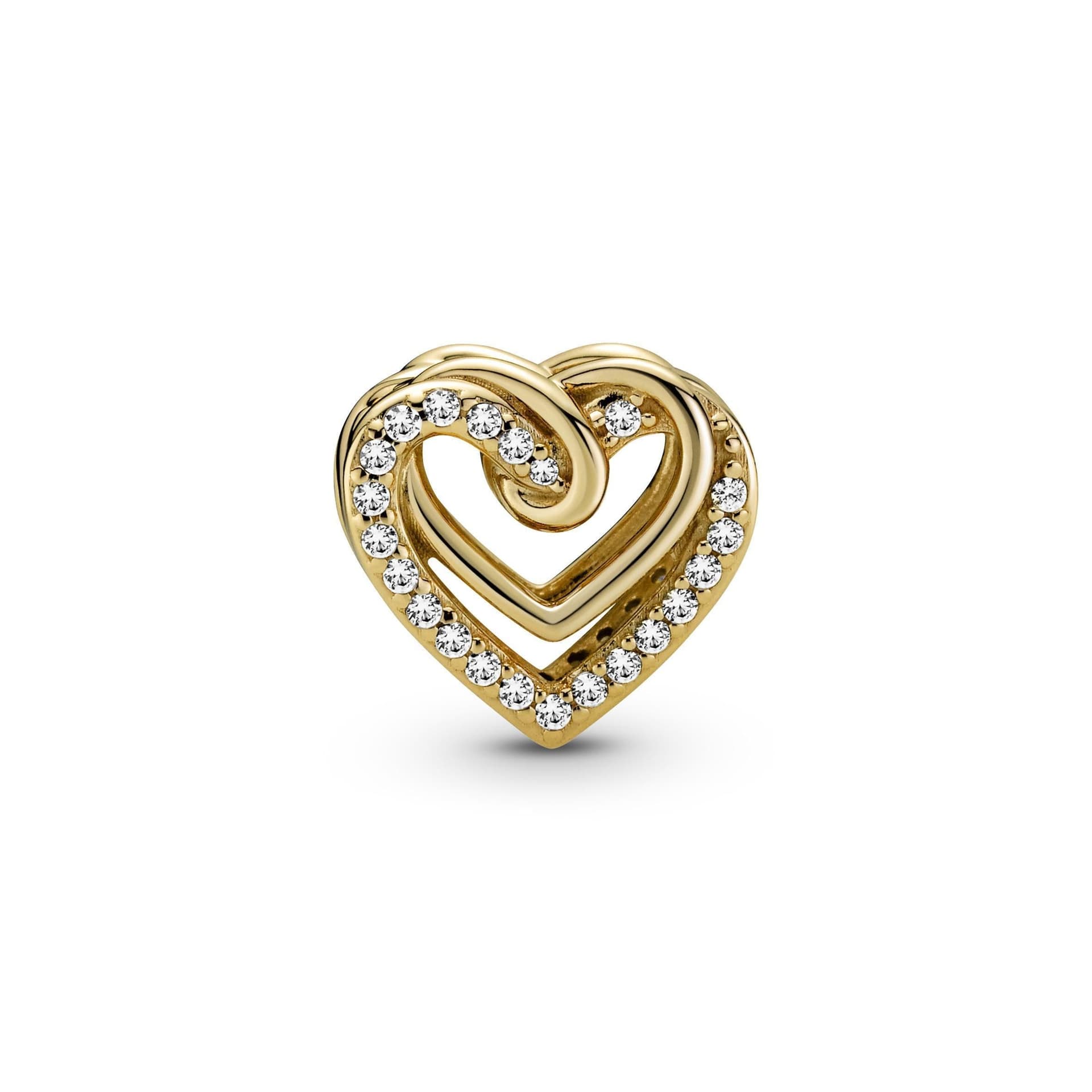 PANDORA - Charm Cuore Intrecciato con Pietre in Bead Charm Alba Gioielli - Casoria, commercioVirtuoso.it