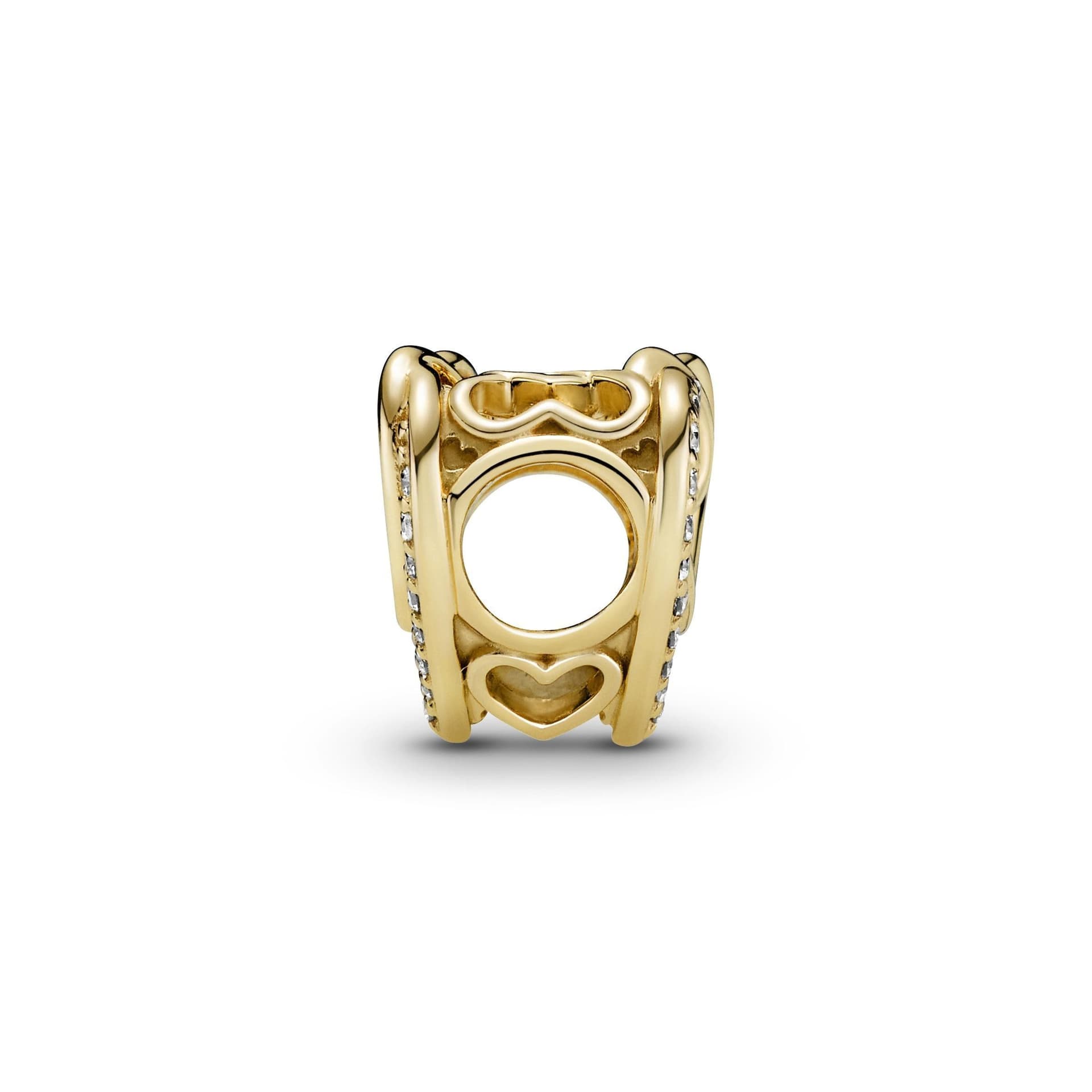 PANDORA - Charm Cuore Intrecciato con Pietre in Bead Charm Alba Gioielli - Casoria, commercioVirtuoso.it