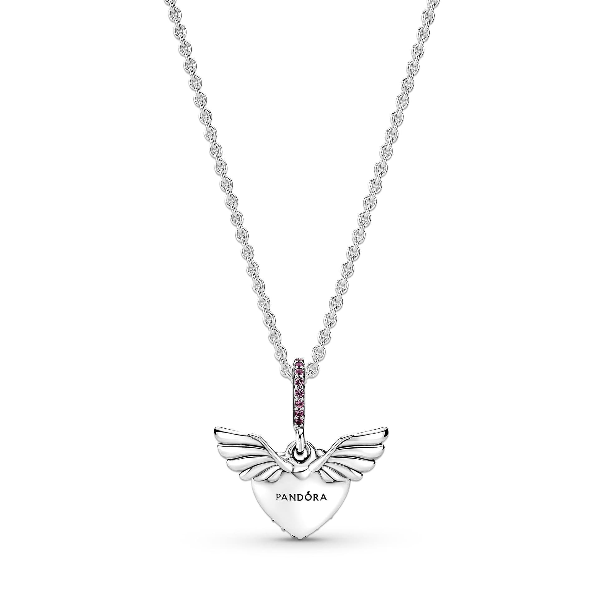 PANDORA - Collana Cuori Rosa con Ali in Collane Alba Gioielli - Casoria, commercioVirtuoso.it