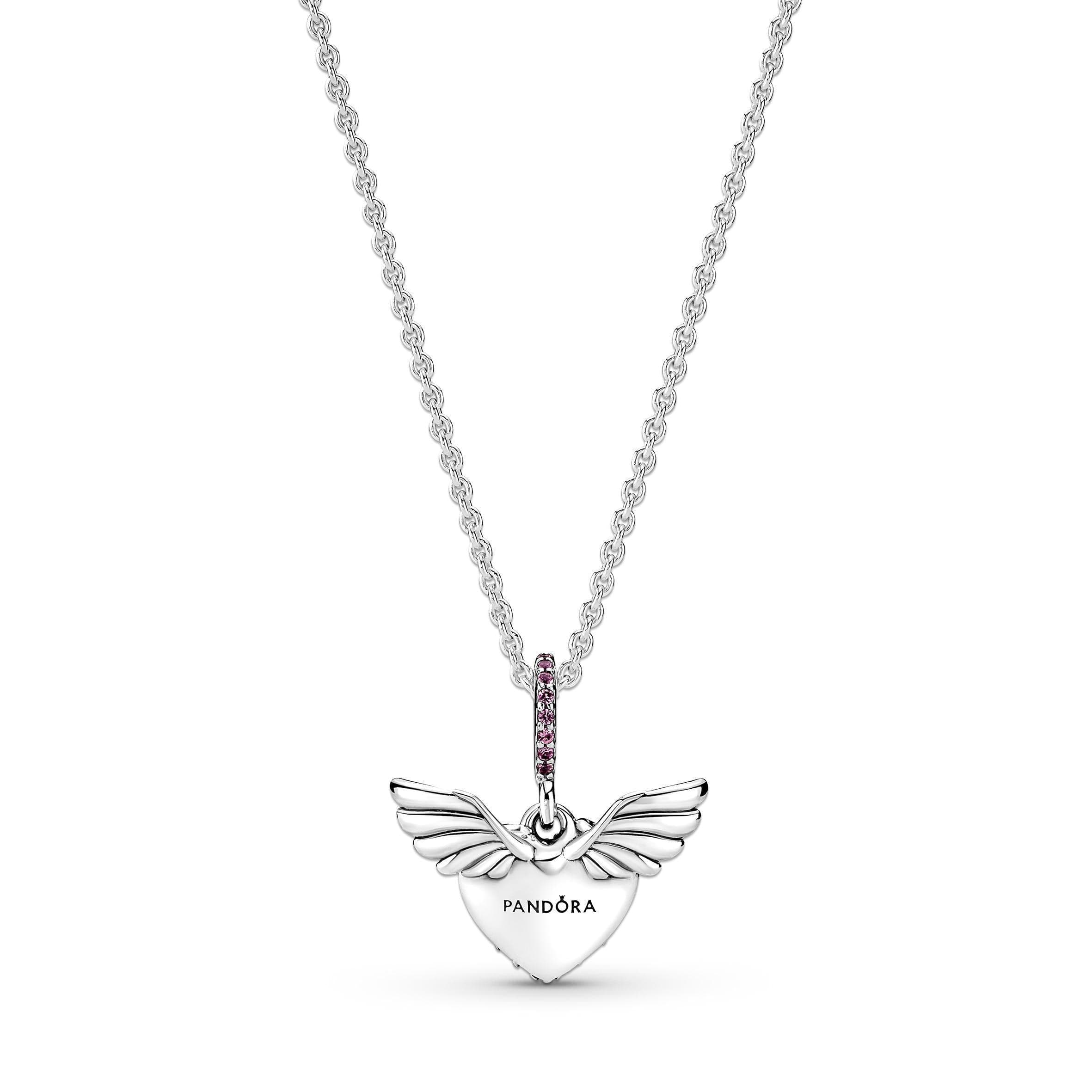 PANDORA - Collana Cuori Rosa con Ali in Collane Alba Gioielli - Casoria, commercioVirtuoso.it