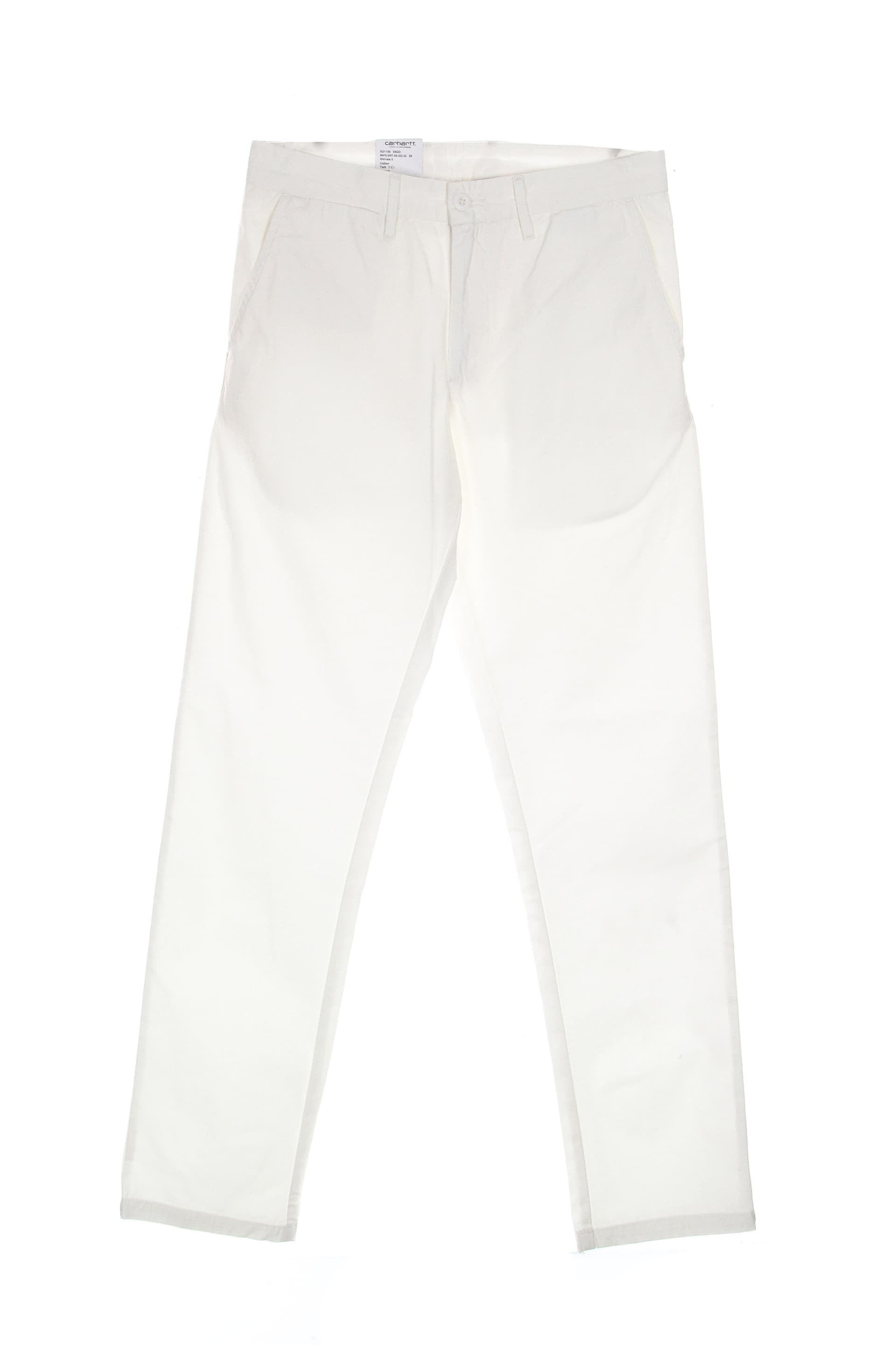 CARHARTT WIP Pantalone Lungo Uomo Johnson Pant Natural Garment Dyed da uomo in Abbigliamento tecnico e protettivo Drestige - Casamassima, commercioVirtuoso.it