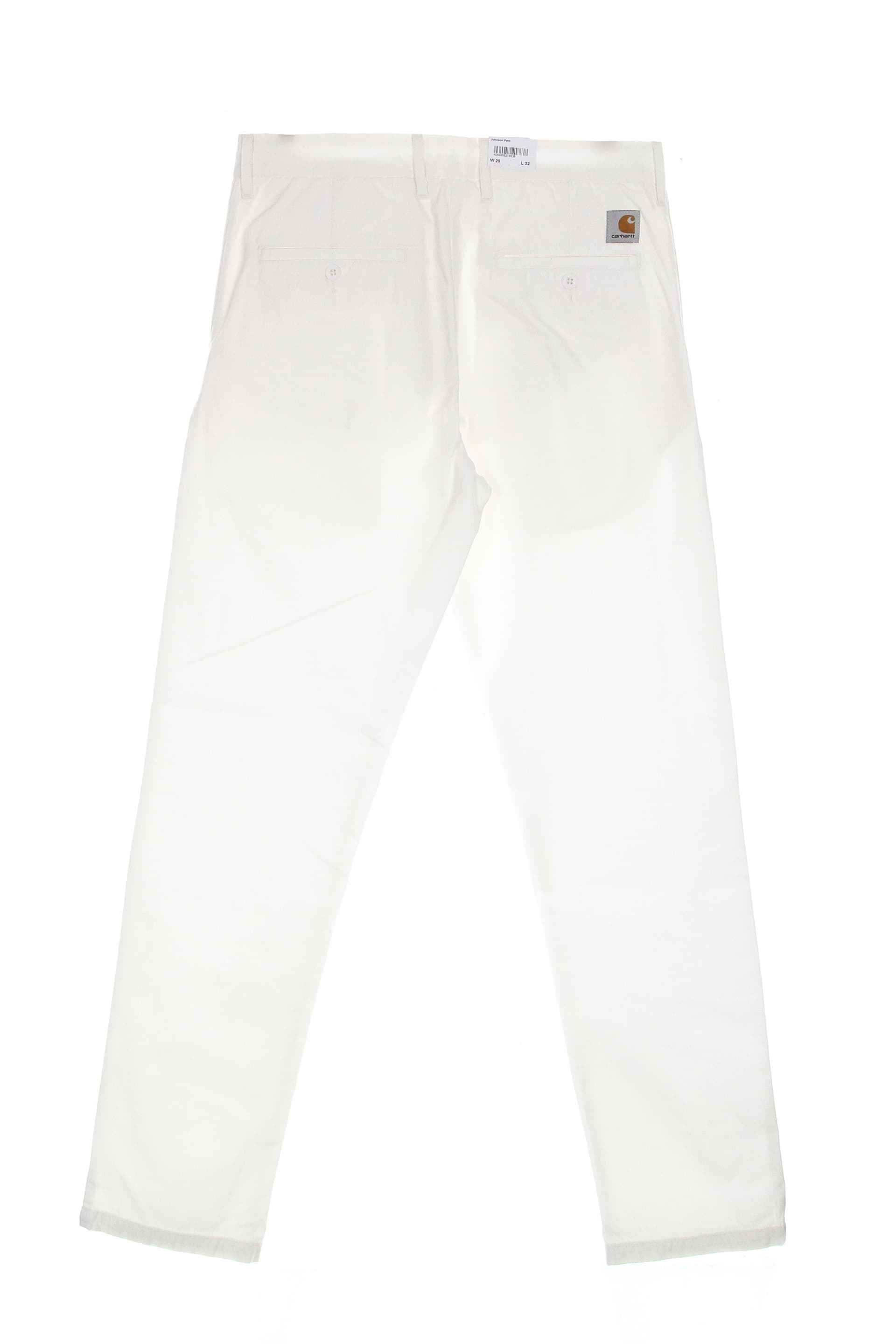 CARHARTT WIP Pantalone Lungo Uomo Johnson Pant Natural Garment Dyed da uomo in Abbigliamento tecnico e protettivo Drestige - Casamassima, commercioVirtuoso.it