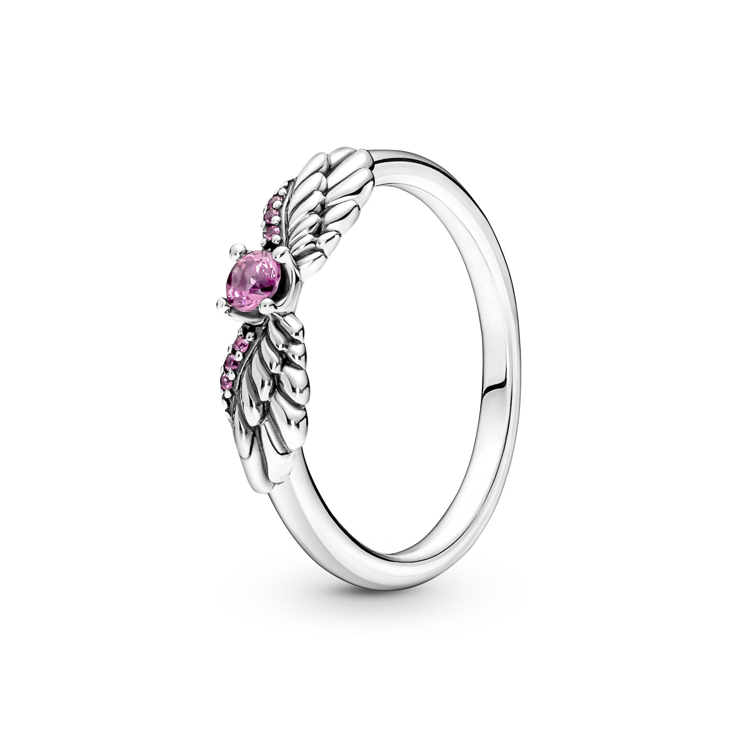 PANDORA - Anello Ali d’angelo con Pietra Rosa in Anelli Alba Gioielli - Casoria, commercioVirtuoso.it