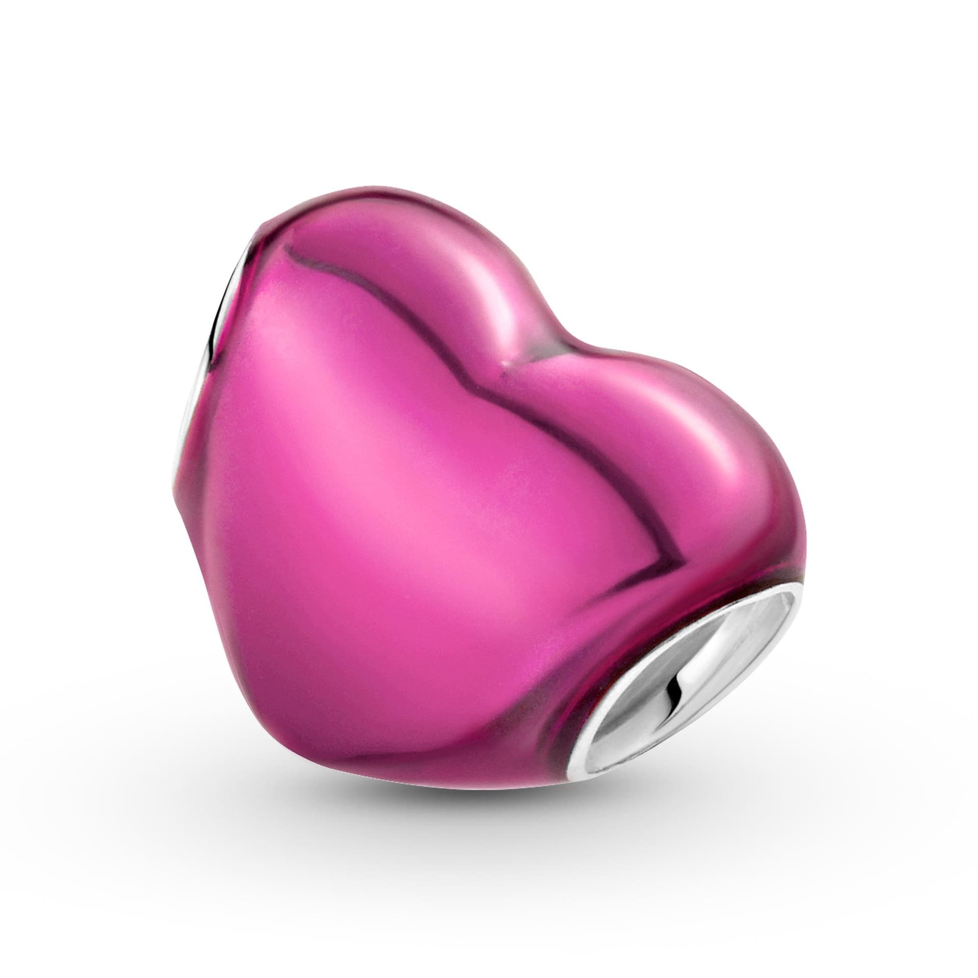 PANDORA - Charm Cuore Metallico Rosa in Bead Charm Alba Gioielli - Casoria, commercioVirtuoso.it