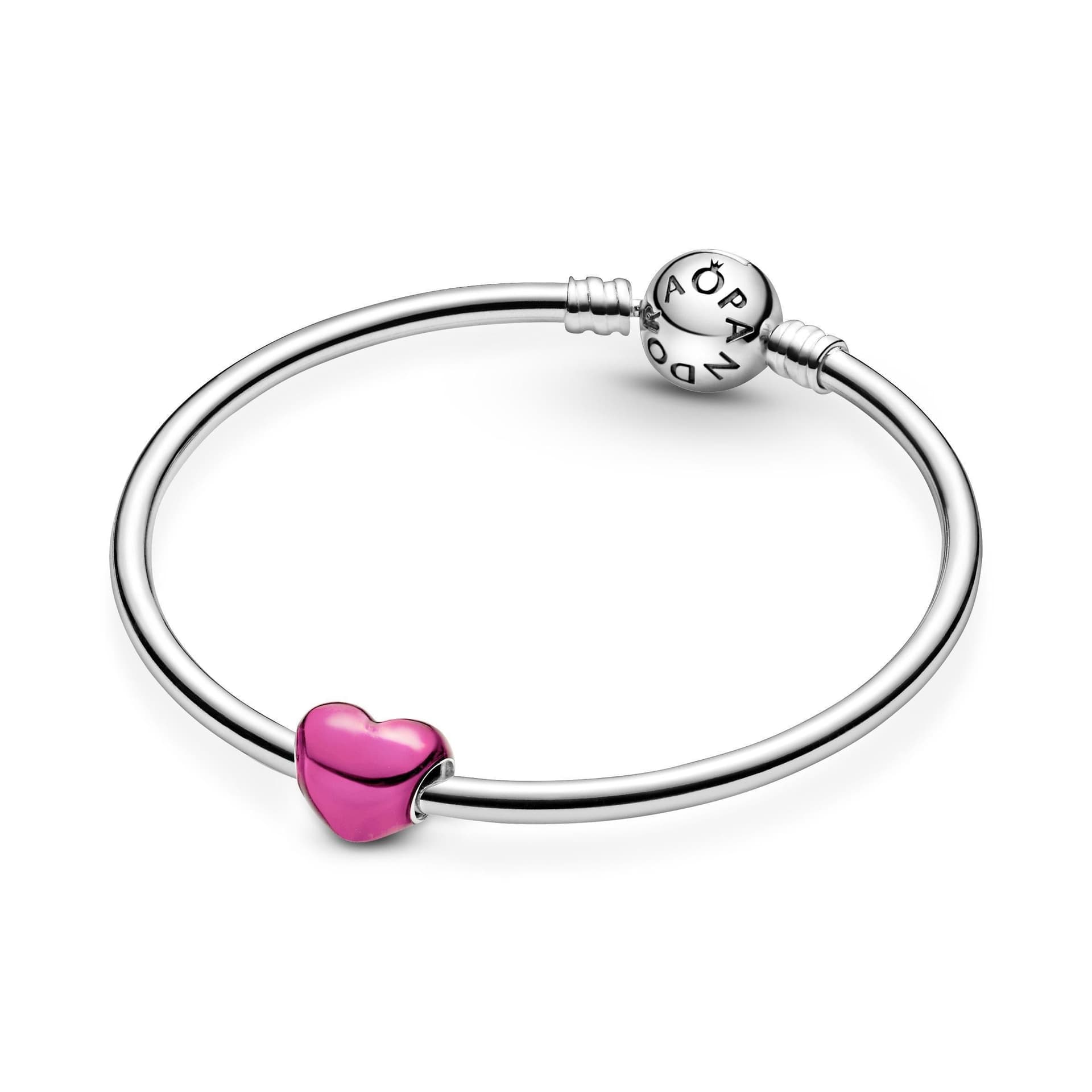 PANDORA - Charm Cuore Metallico Rosa in Bead Charm Alba Gioielli - Casoria, commercioVirtuoso.it