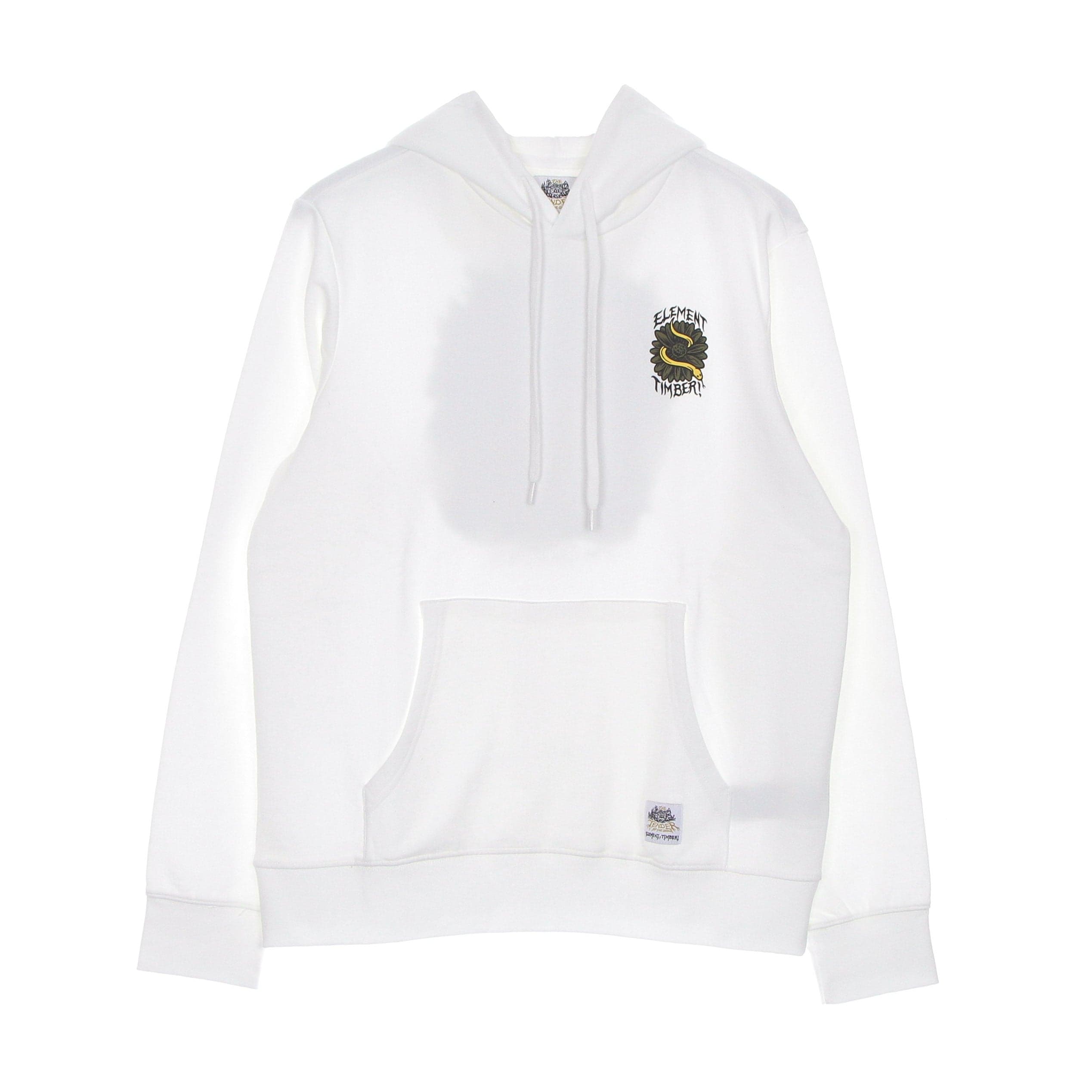 ELEMENT Felpa Leggera Cappuccio Uomo Covered Hood X Timber Optic White da uomo in Felpe con cappuccio Drestige - Casamassima, commercioVirtuoso.it