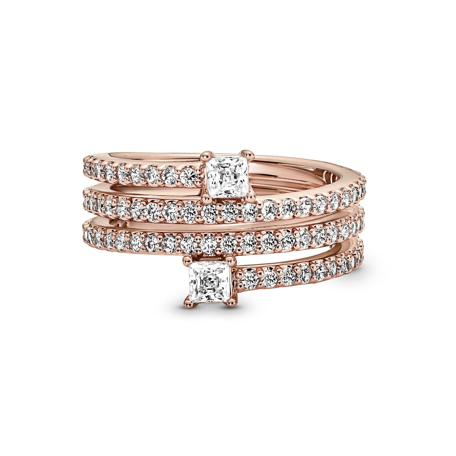 PANDORA - Anello a spirale tripla Rose gold in Anelli Alba Gioielli - Casoria, commercioVirtuoso.it
