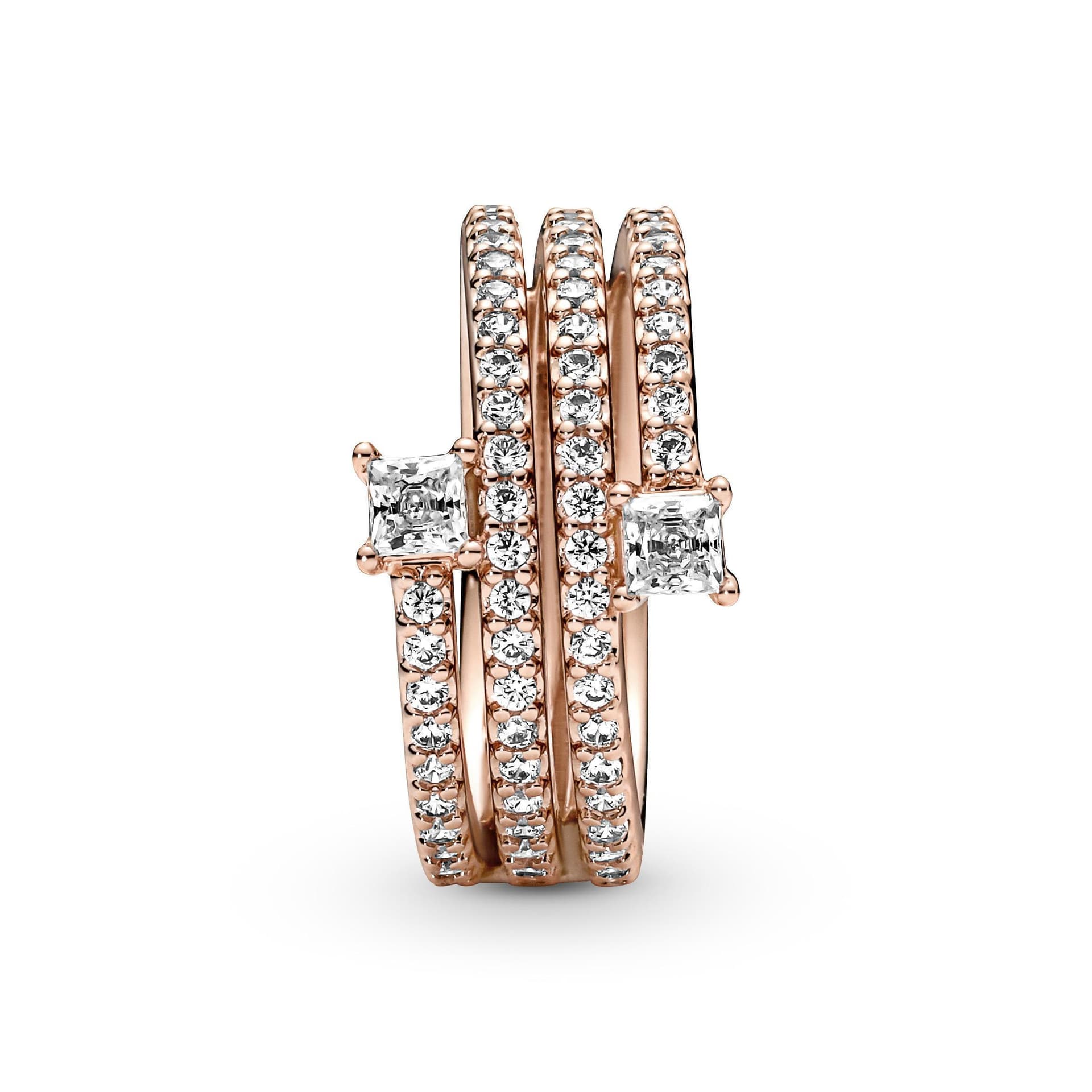 PANDORA - Anello a spirale tripla Rose gold in Anelli Alba Gioielli - Casoria, commercioVirtuoso.it