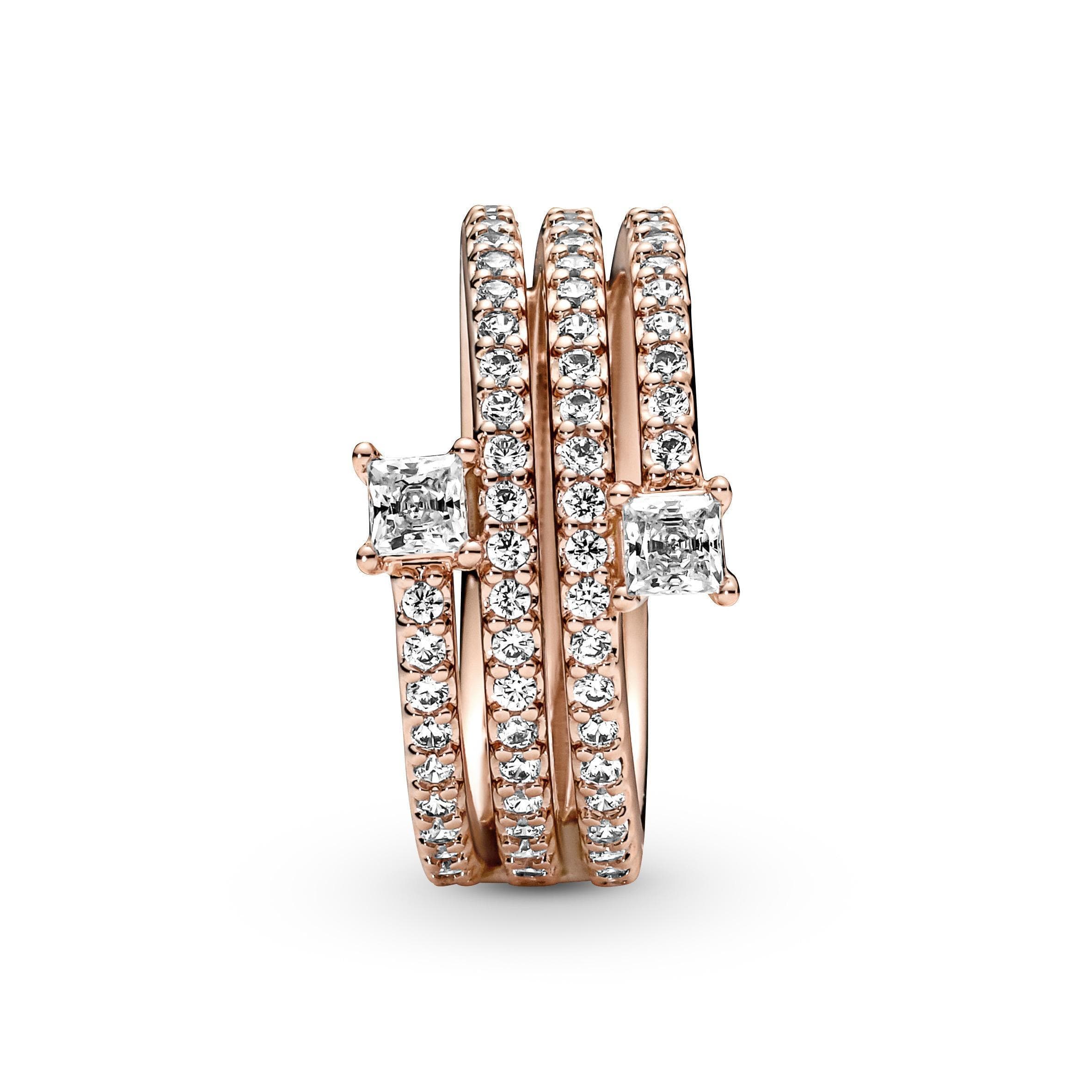 PANDORA - Anello a spirale tripla Rose gold in Anelli Alba Gioielli - Casoria, commercioVirtuoso.it