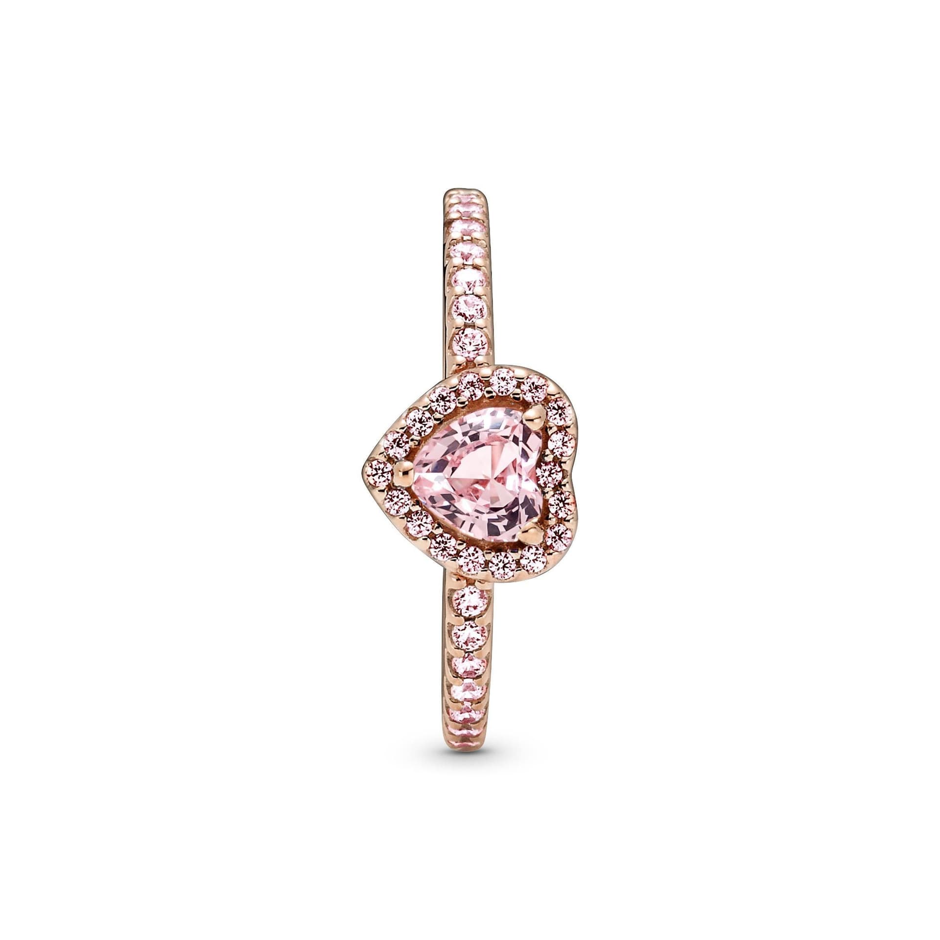 PANDORA - Anello Cuore in rilievo scintillante Rose gold and orchid pink in Anelli Alba Gioielli - Casoria, commercioVirtuoso.it