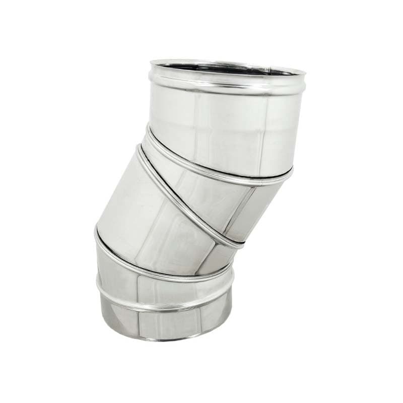 Curva gomito inox 160mm orientabile registrabile 5 decimi curvatura 0-90° in Impianti di scarico Aloiserw.com - Altomonte, commercioVirtuoso.it