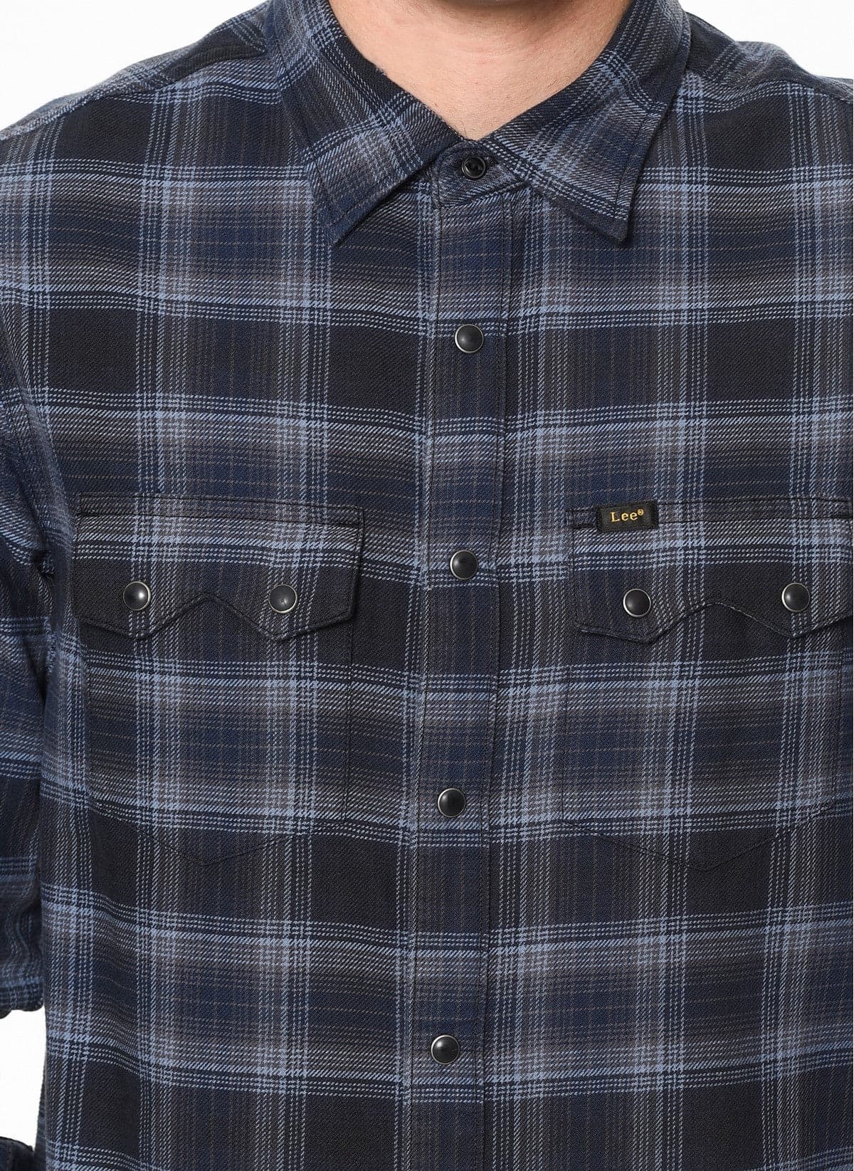 Lee Camicia Rider Uomo a maniche lunghe Blu L856ZDKD in Camicie casual Scontolo.net - Potenza, commercioVirtuoso.it