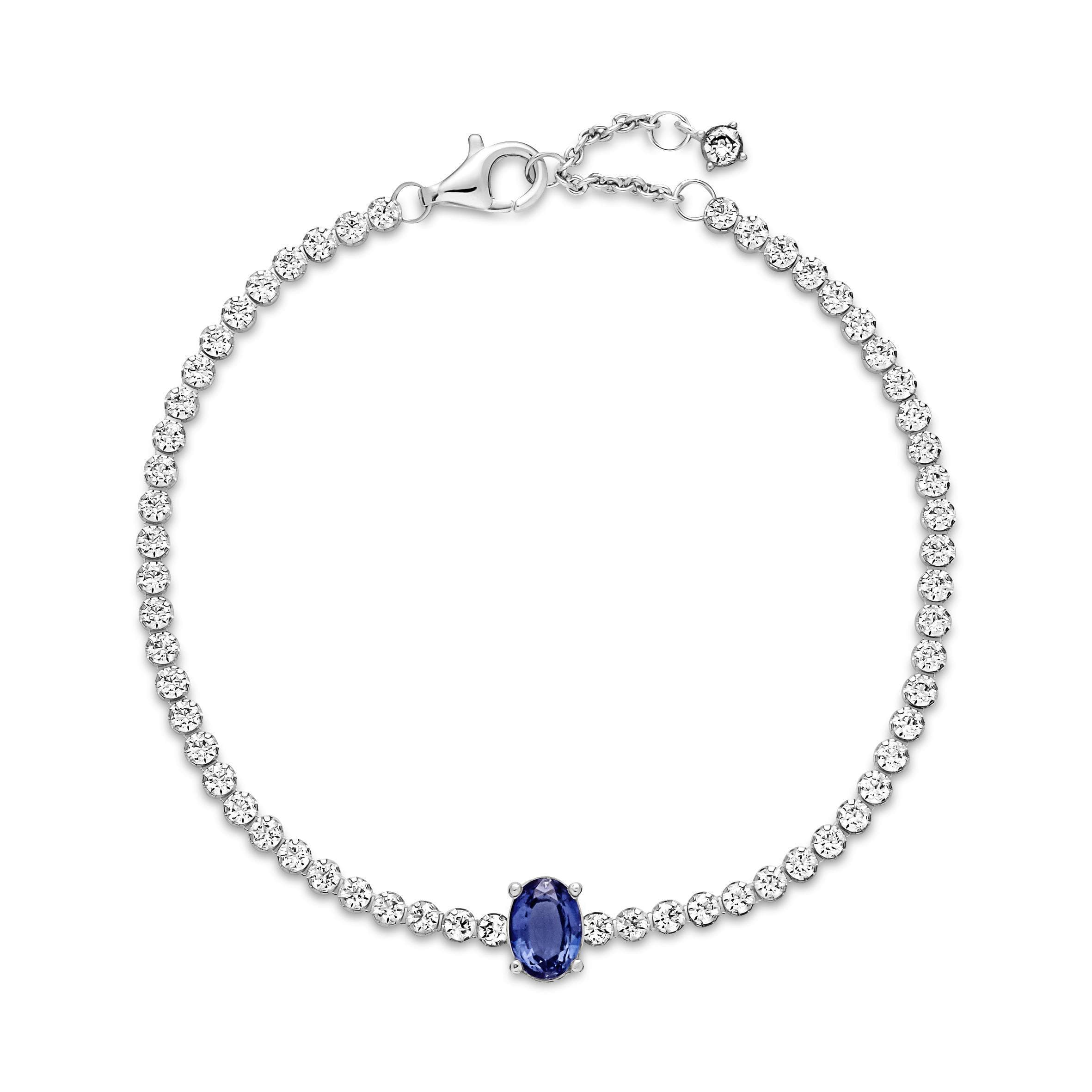 PANDORA - Bracciale tennis a due tonalità con pavé scintillante in Bracciali Alba Gioielli - Casoria, commercioVirtuoso.it