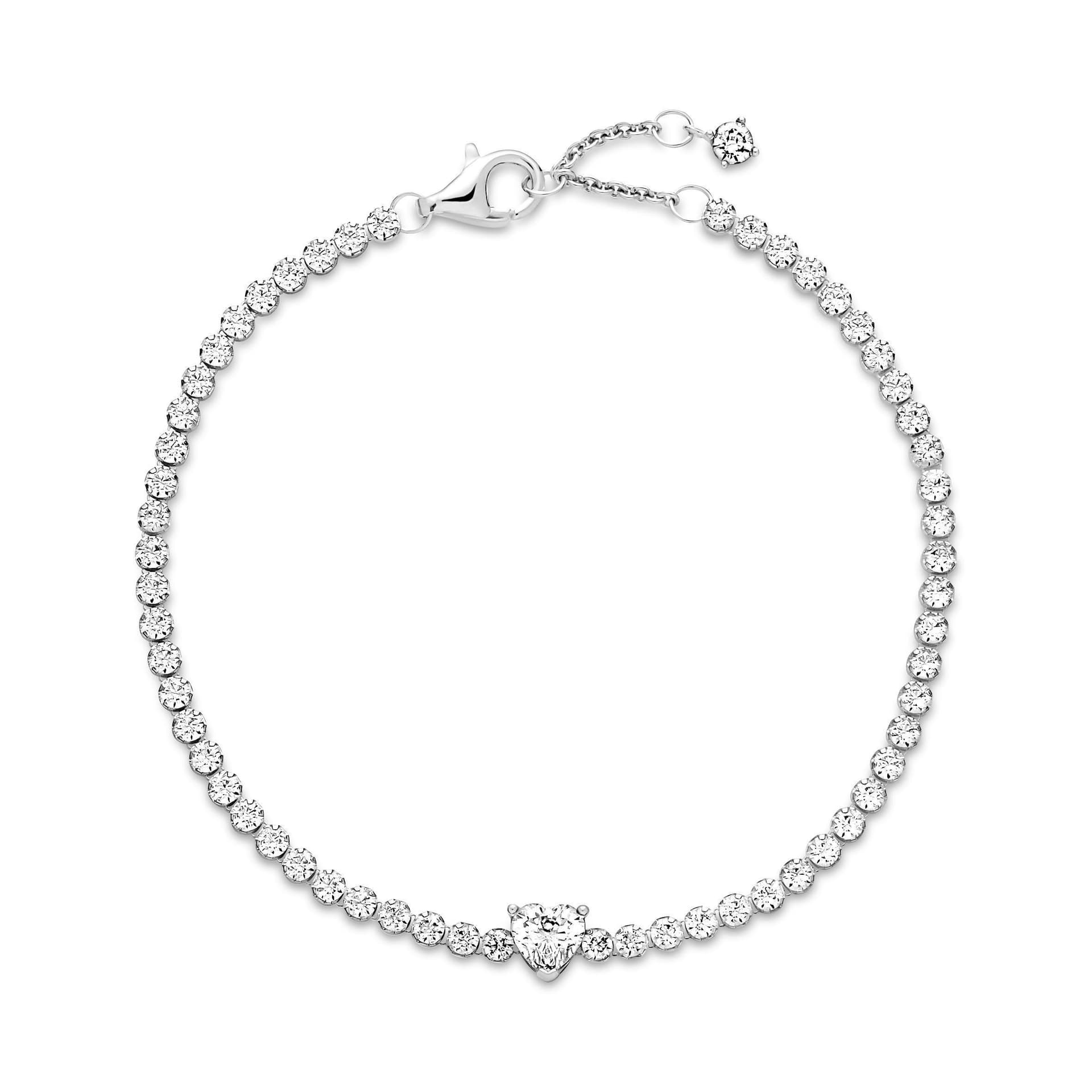 PANDORA  - Bracciale tennis con pavé scintillante @ in Bracciali Alba Gioielli - Casoria, commercioVirtuoso.it