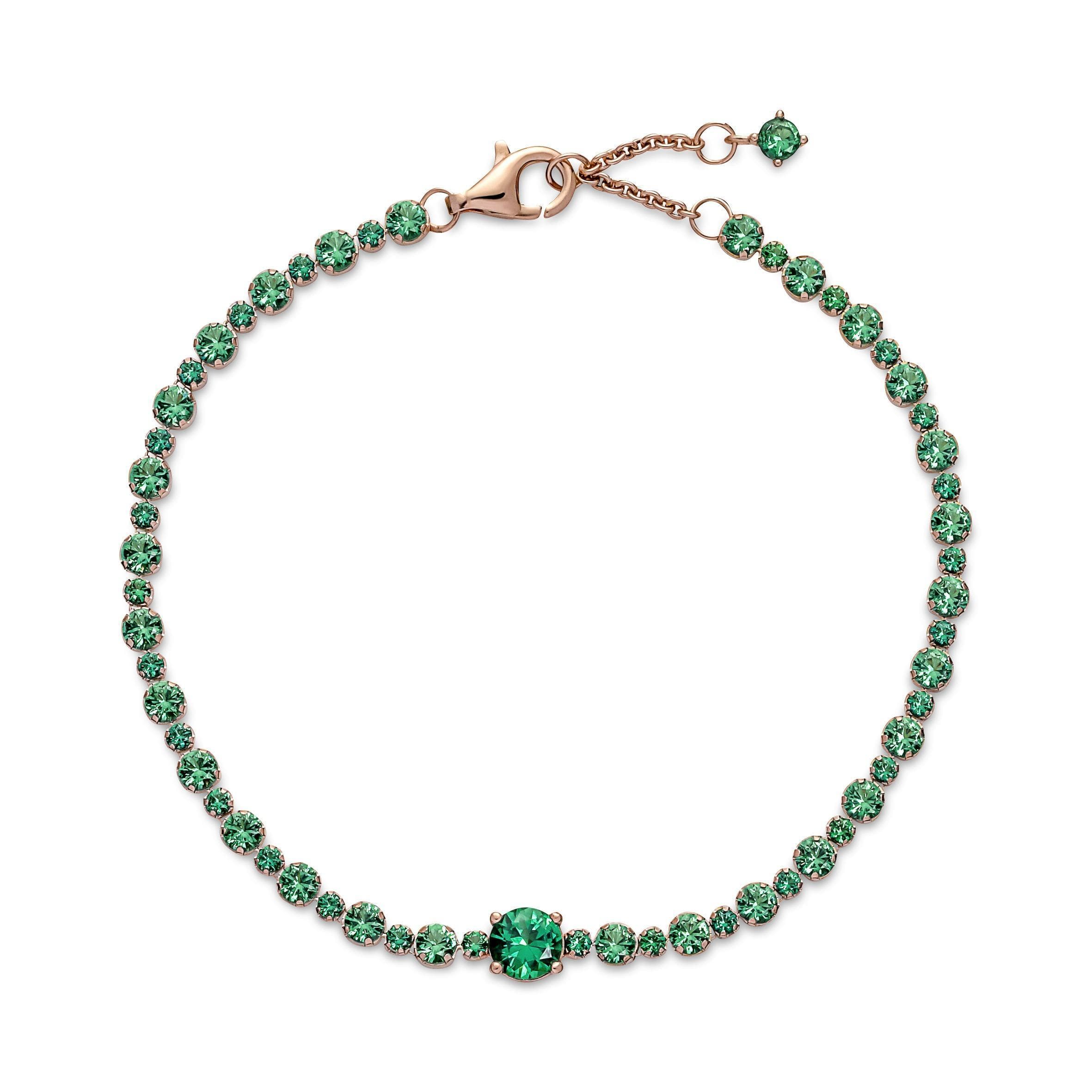 PANDORA  - Bracciale tennis con pavé scintillante verde in Bracciali Alba Gioielli - Casoria, commercioVirtuoso.it