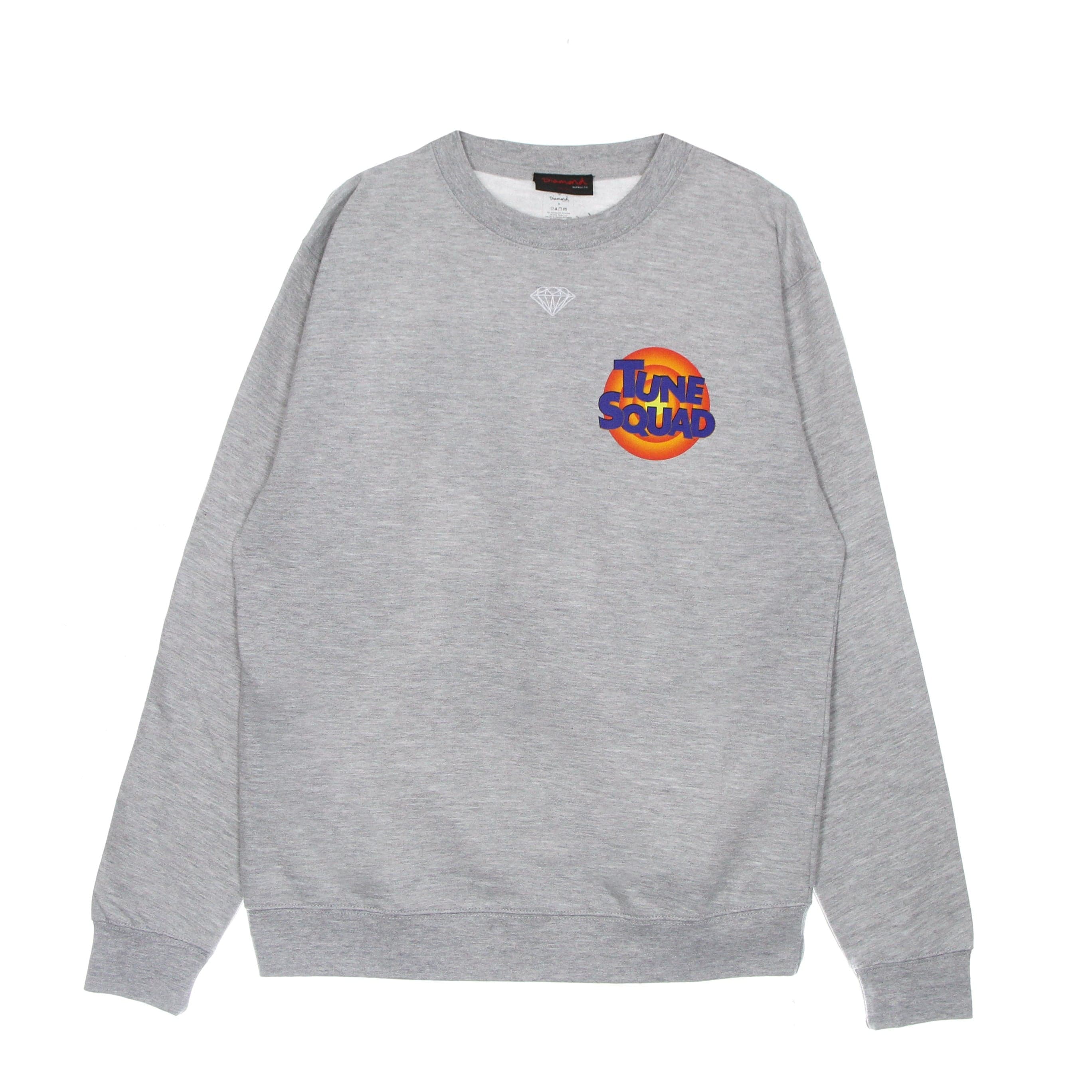DIAMOND SUPPLY Felpa Girocollo Uomo Bugs Bunny Crew X Space Jam 2 Heather Grey da uomo in Felpe con cappuccio Drestige - Casamassima, commercioVirtuoso.it