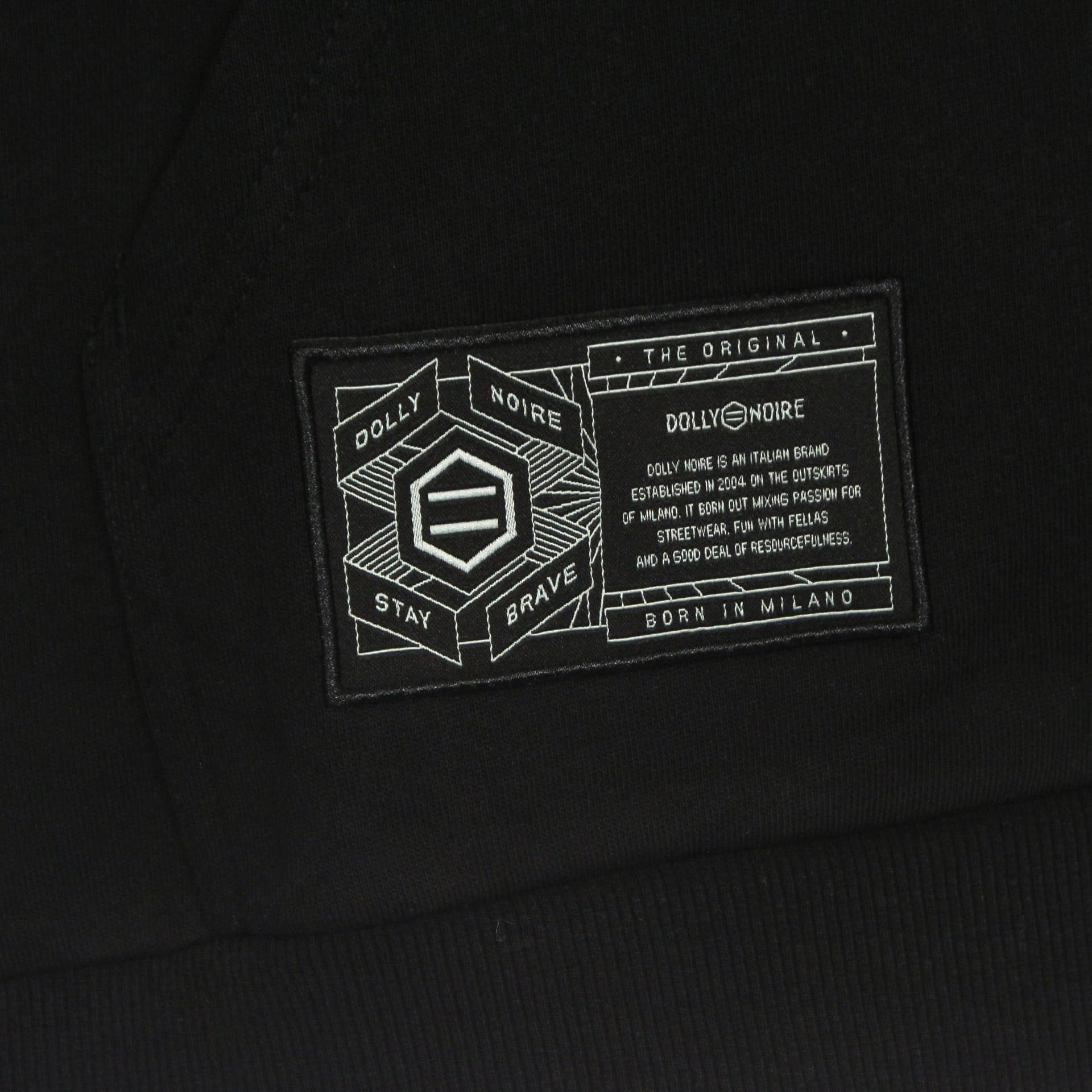 DOLLY NOIRE Felpa Leggera Cappuccio Uomo Rosa Hoodie Black da uomo in Felpe con cappuccio Drestige - Casamassima, commercioVirtuoso.it