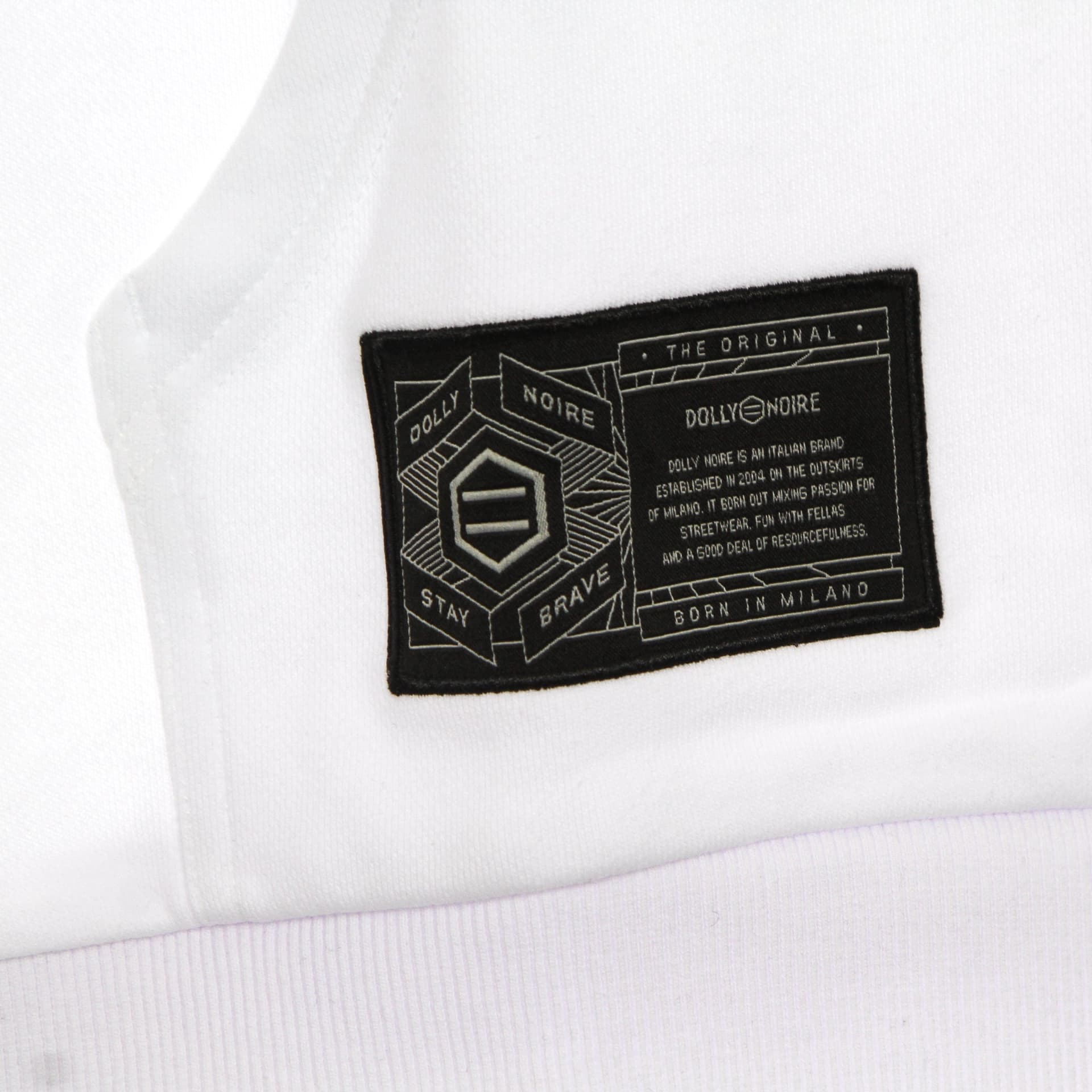 DOLLY NOIRE Felpa Leggera Cappuccio Uomo Rosa Hoodie White da uomo in Felpe con cappuccio Drestige - Casamassima, commercioVirtuoso.it